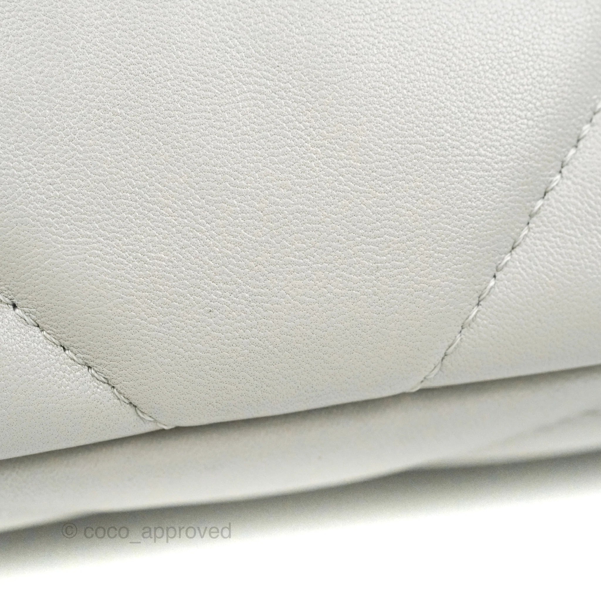 Chanel 19 Small Grey Lambskin Leather Bag with Mixed Gold & Silver Hardware - Perfect for Everyday Luxury & Evening Events