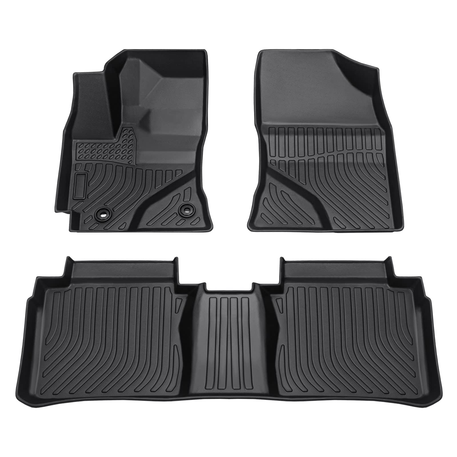 Custom Fit All-Weather Floor Mats for Toyota Corolla 2014-2019 Sedan (Automatic Transmission) | Durable Car Accessories | Perfect for Winter, Rainy Days & Daily Commute