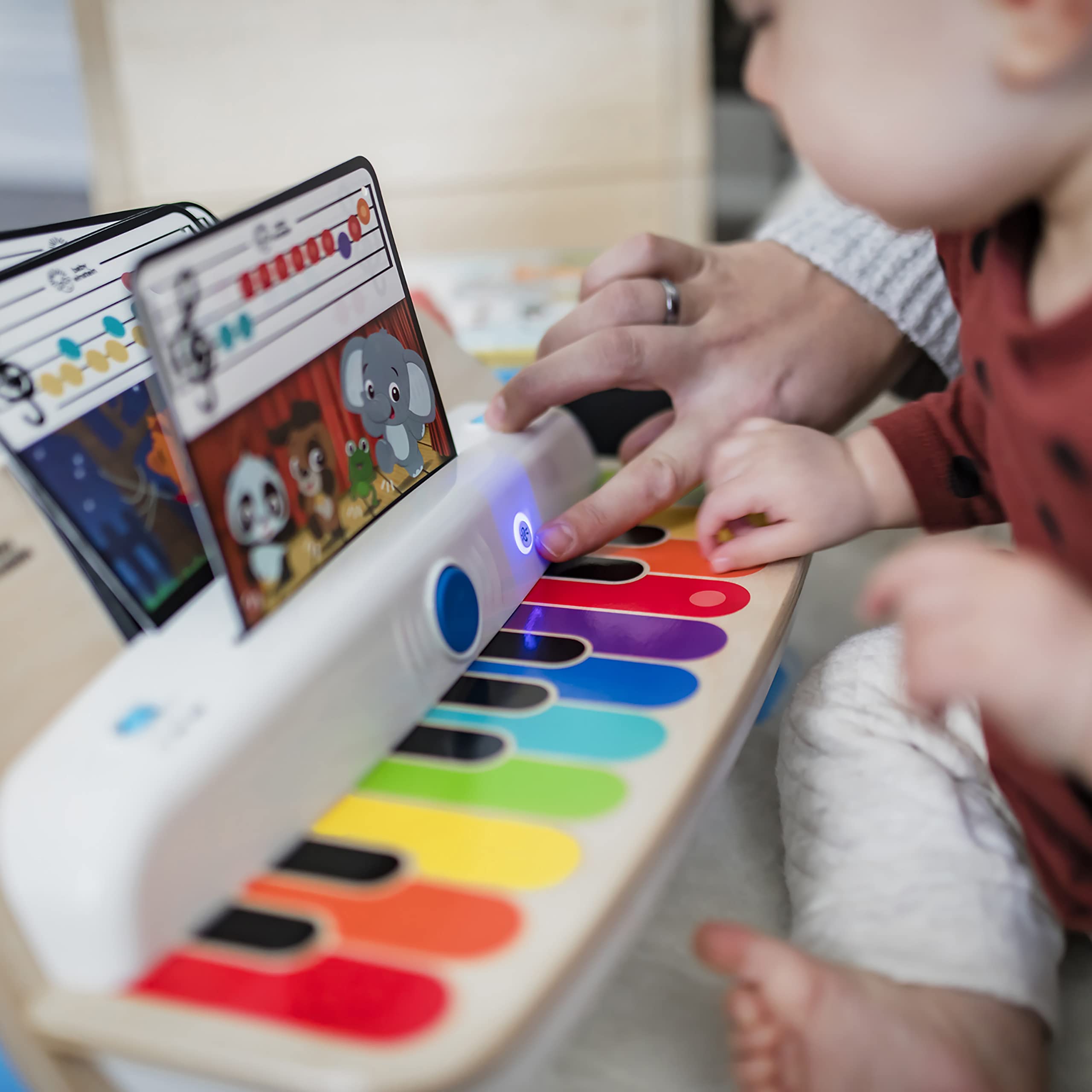 **Baby Einstein Together in Tune Piano & Guitar Bundle – Safe Wireless Wooden Musical Toys for Toddlers 6+ Months – Magic Touch Technology – Multicolor – Perfect for Early Learning & Playtime Fun**