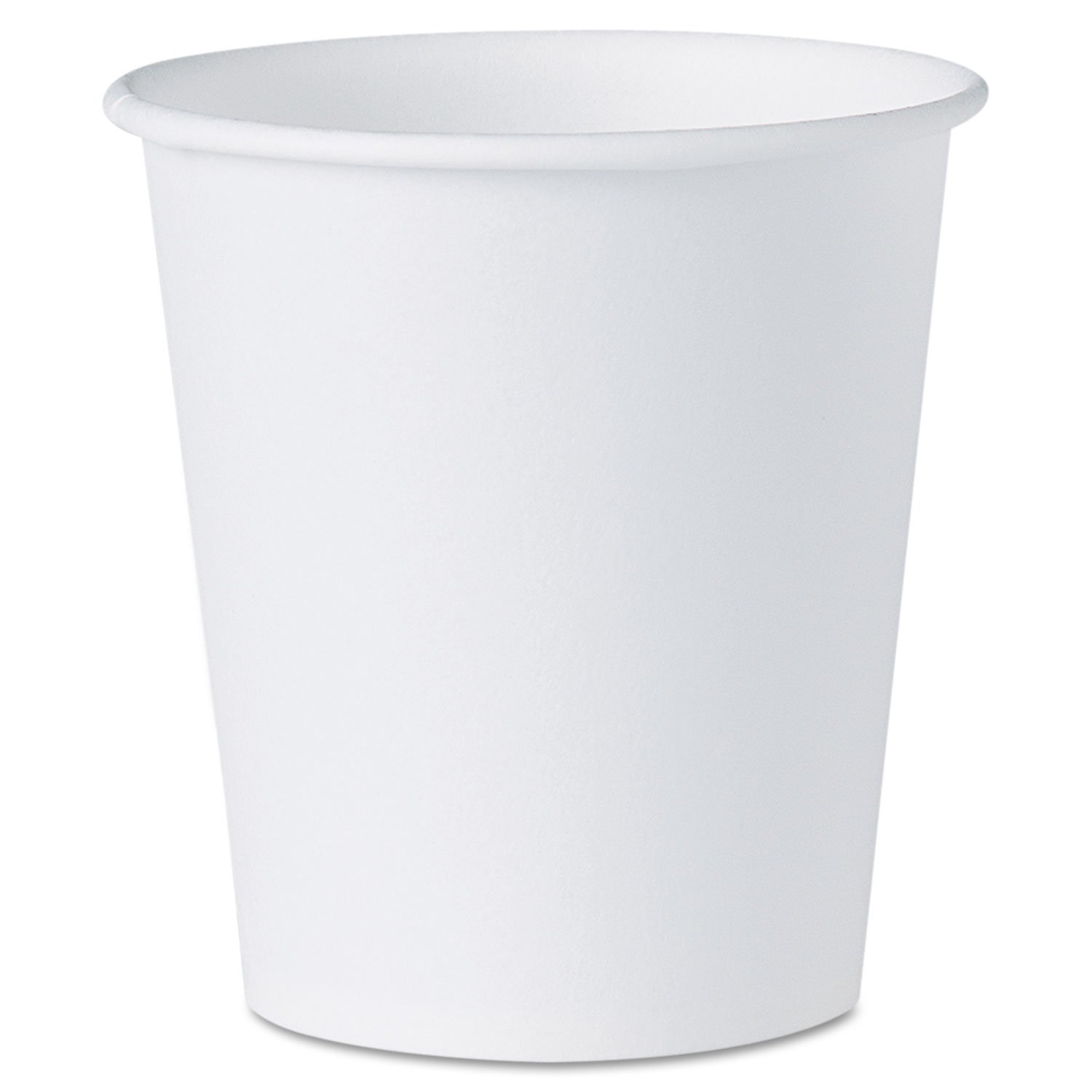Disposable Solo Paper Cups 3 oz (100 Pack) - White Treated Water Cups for Parties, Picnics, and Office Use - Eco-Friendly Paper Drinkware