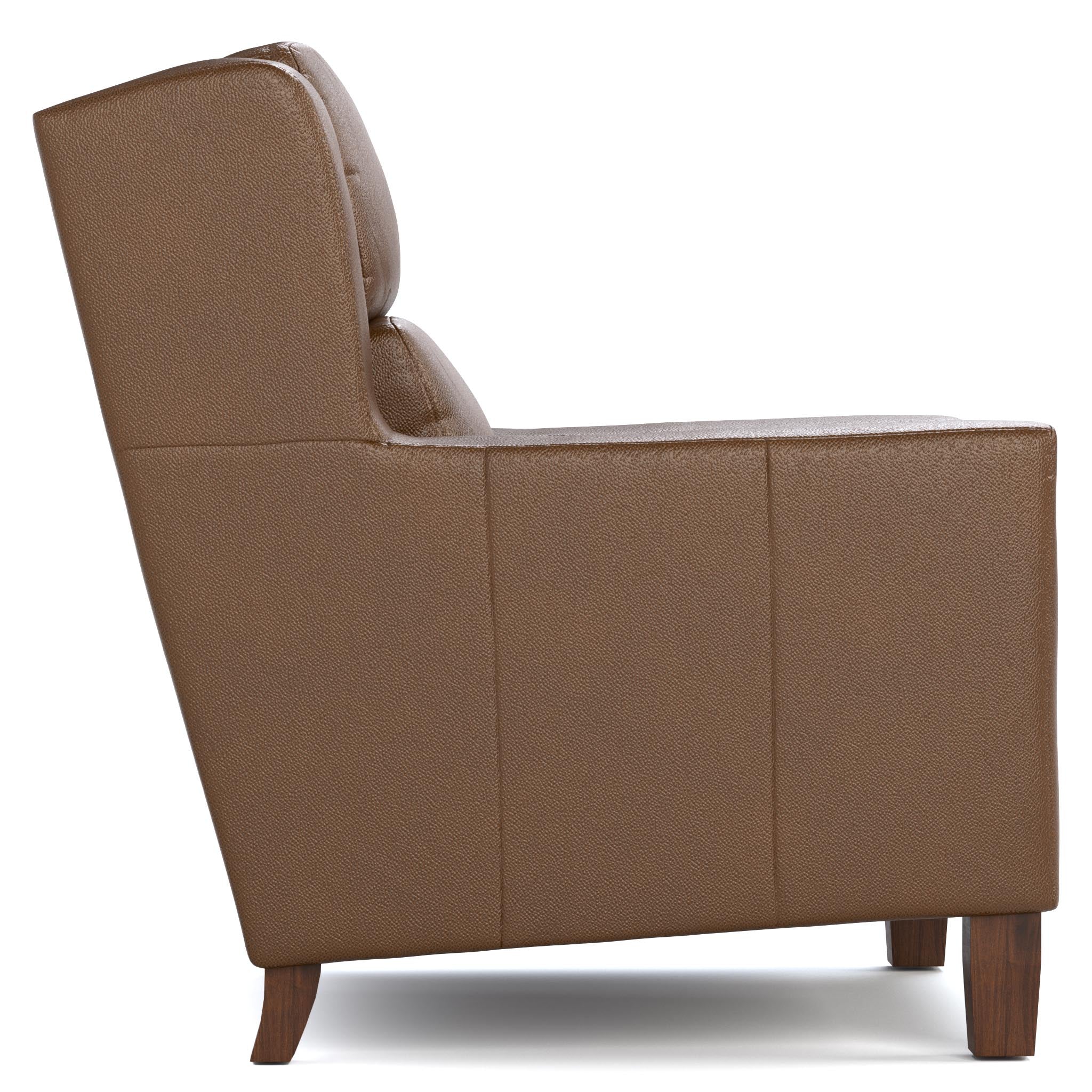 Stylish Woodlands Track Arm Chair - Modern Upholstered Accent Chair for Living Room, Bedroom & Office - Comfortable Lounge Seating with Durable Fabric & Sturdy Wood Frame