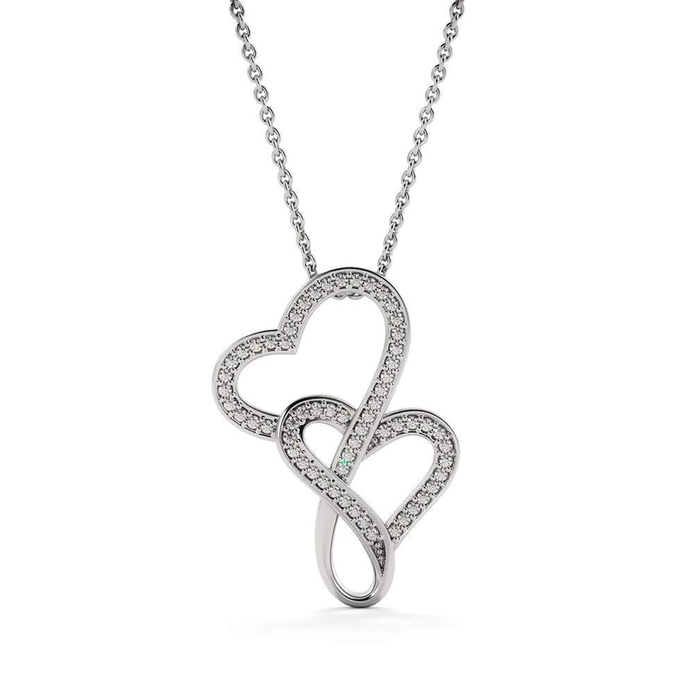 Elegant Heart Pendant Necklace for Mom - Perfect Gift for Boyfriend's Mother | 925 Sterling Silver Jewelry with Gift Box | Ideal for Birthday, Anniversary & Mother's Day