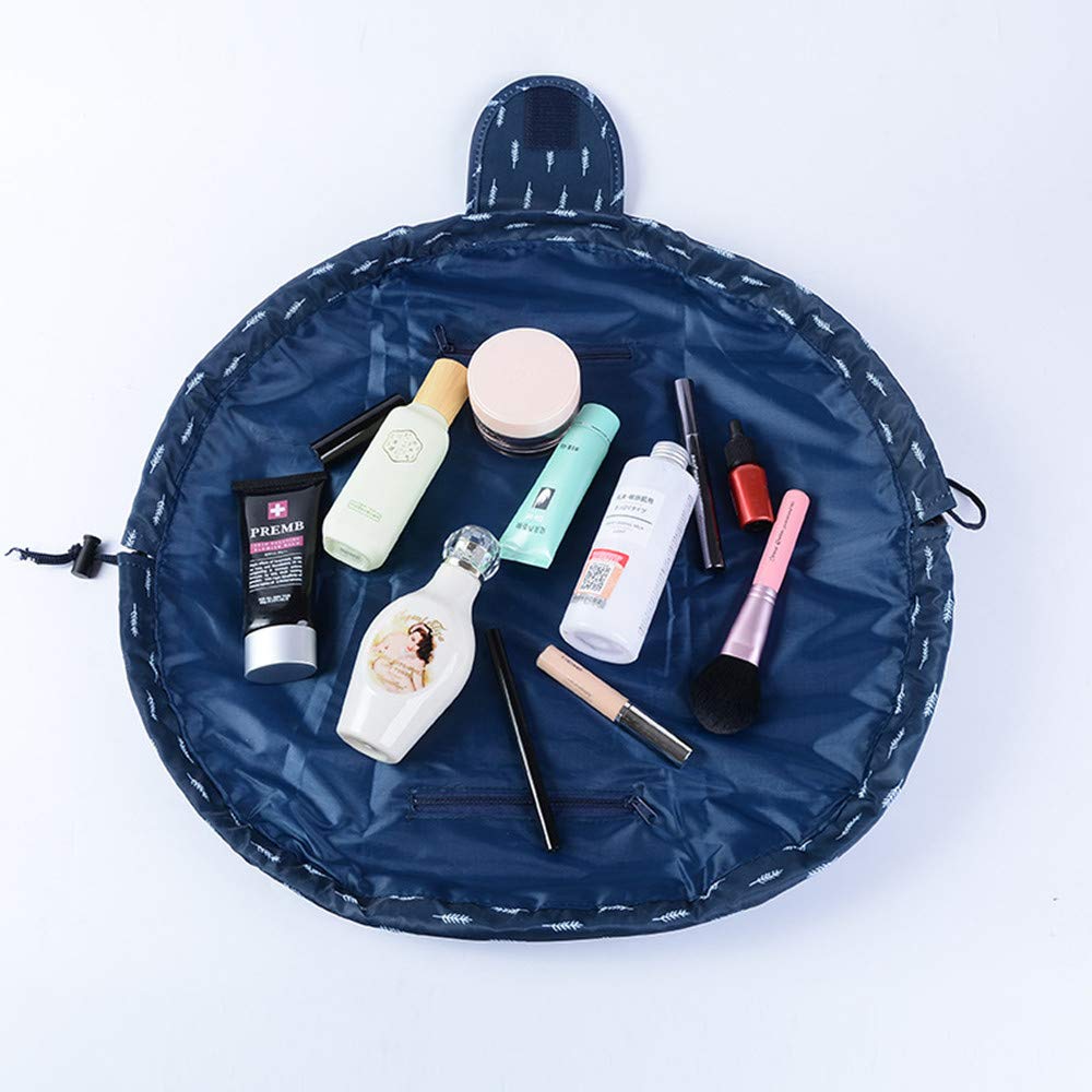 Waterproof Travel Cosmetic Bag - Large Capacity Makeup Organizer for Beauticians, Portable Quick Pack for Gym, Beach & Business Trips