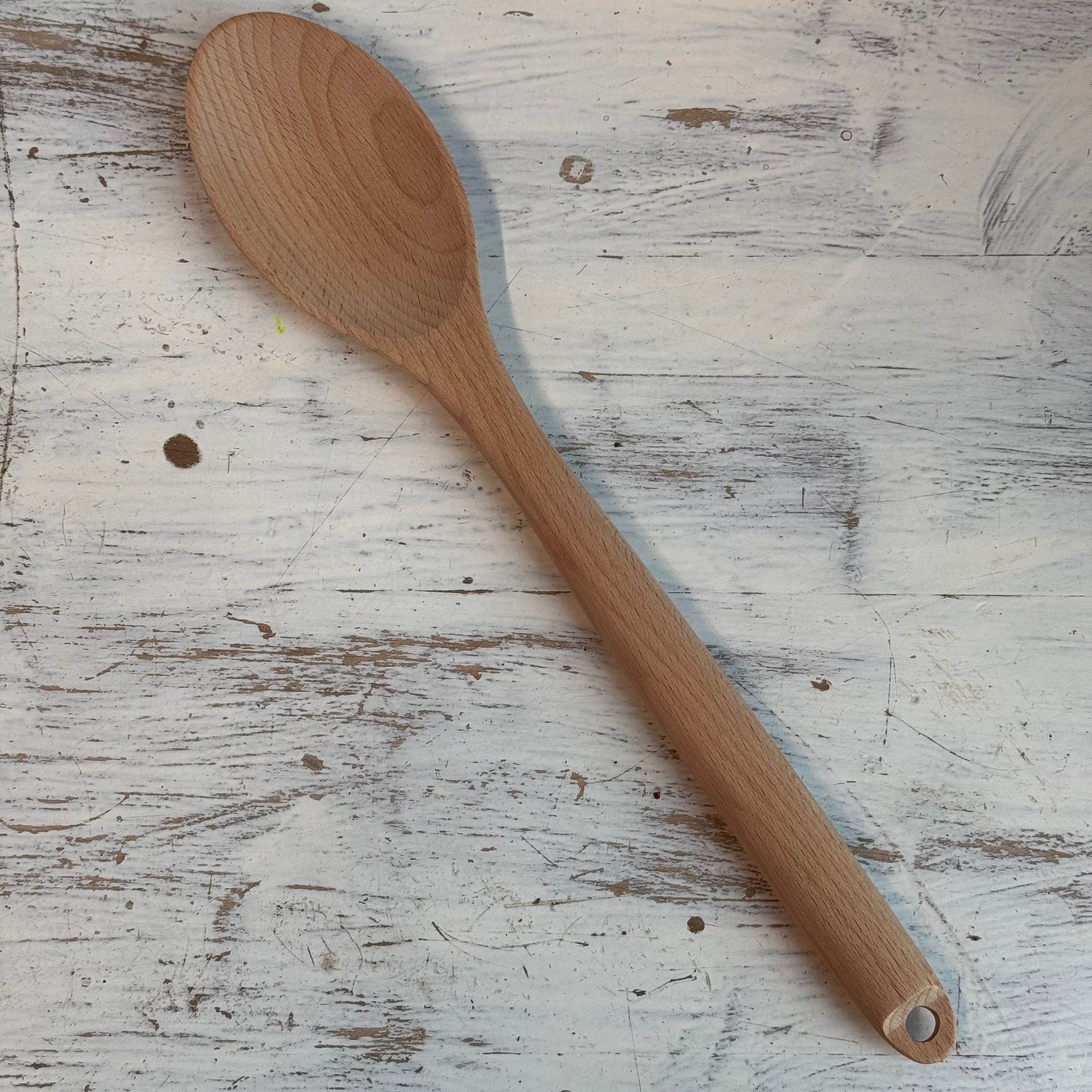 Premium Wooden Spoon - Large Cooking Utensil for Baking, Stirring & Serving - Natural & Eco-Friendly Kitchen Tool for Chefs & Home Cooks