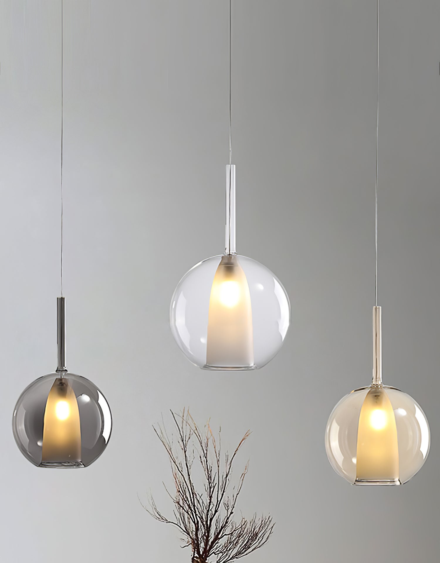 Modern Glo Pendant Light - Elegant Hanging Fixture for Kitchen Island, Dining Room & Bedroom - Dimmable LED Chandelier with Adjustable Height - Perfect for Home Decor & Interior Lighting