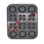 BRD 12-Cup Mini Muffin Pan - Nonstick Baking Sheet for Cupcakes, Brownies & Muffins - Pack of 18 - Perfect for Parties, Holidays & Home Baking