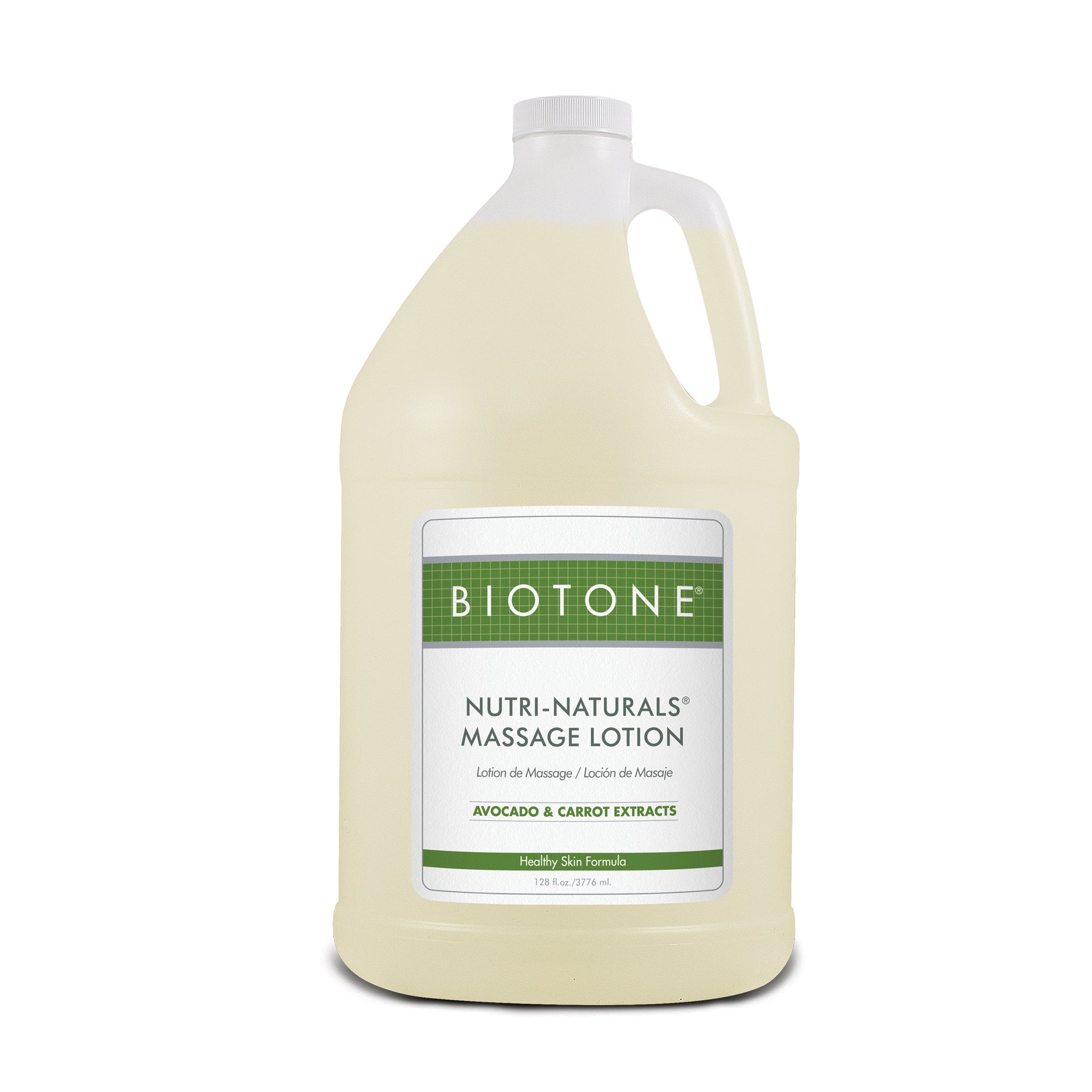 BIOTONE® Nutri Naturals Massage Lotion - Hydrating & Relaxing Body Lotion for Professional & Home Use - Perfect for Spa, Massage Therapy & Self-Care Routines