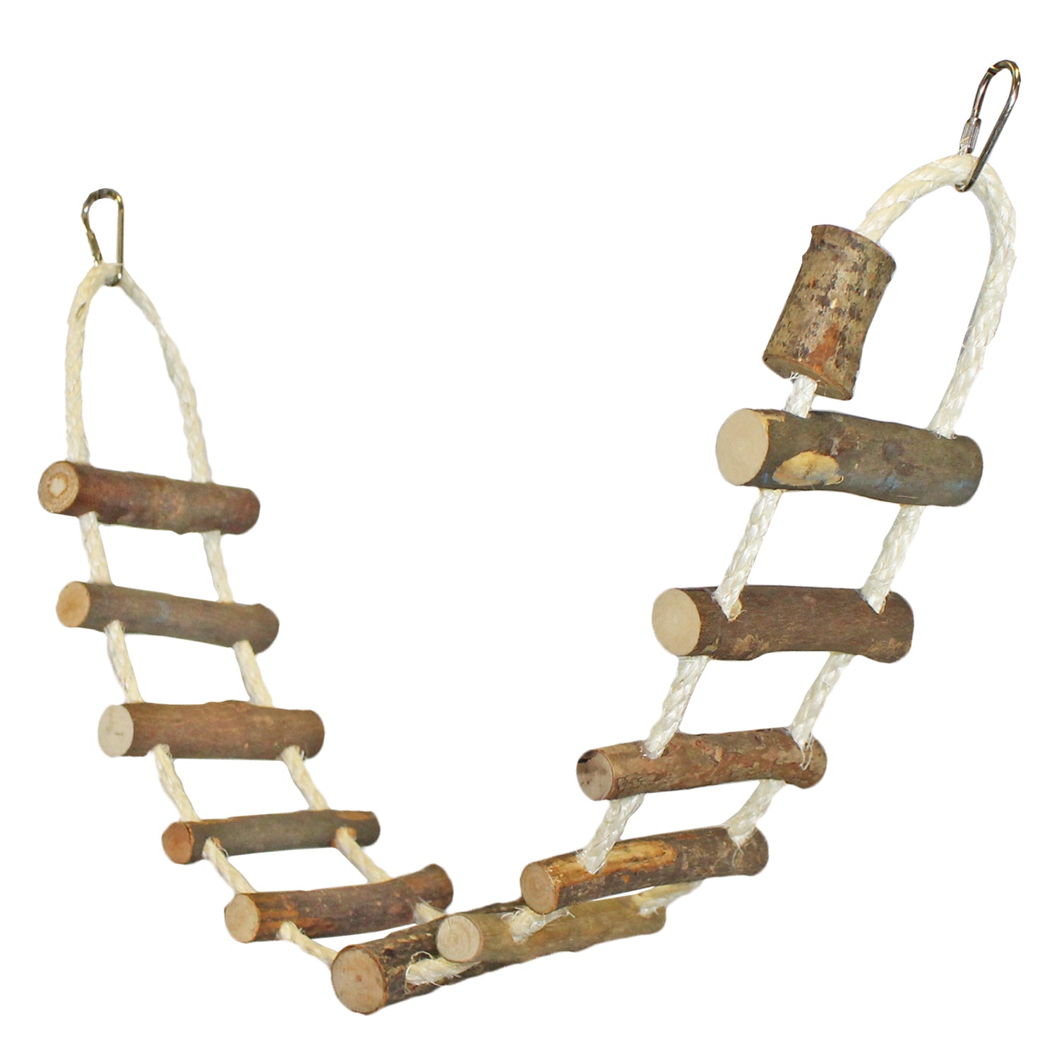 Durable Sisal Rope Ladder for Cats & Small Pets - Natural Climbing Toy for Indoor/Outdoor Play, Scratching & Exercise