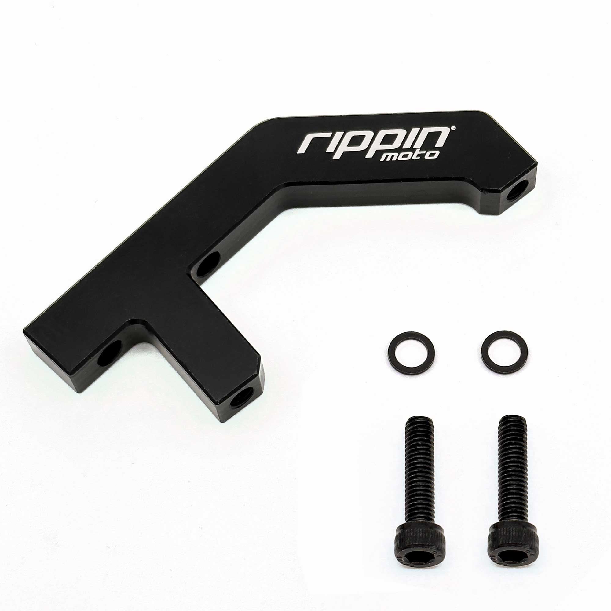 Surron 250mm Front Caliper Adapter for Race Spec 250mm Disc Brake Rotor - Compatible with 2018-2022 Surron LBX & Segway X160 Models with DNM Front Forks | High-Performance Braking Upgrade for Off-Road Racing, Trail Riding & Dirt Bike Adventures
