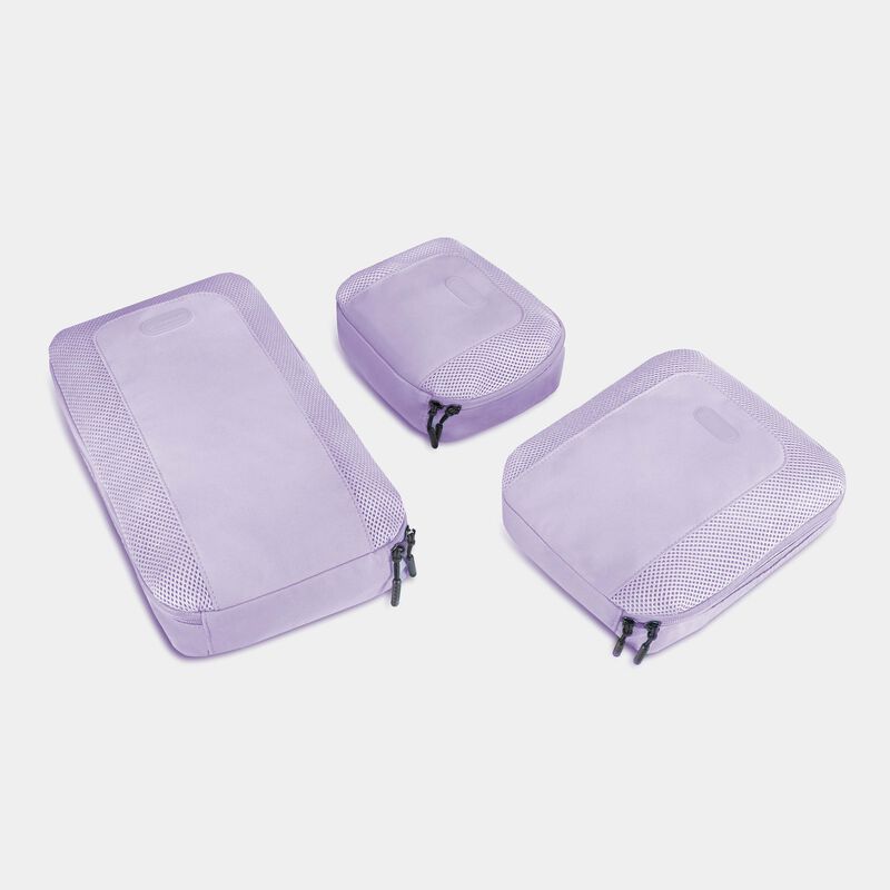 Travelon Set of 3 Packing Cubes - Lightweight Luggage Organizers for Travel | Perfect for Suitcases, Backpacks & Carry-Ons