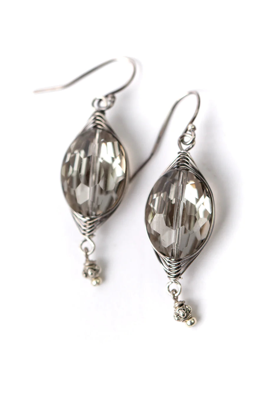 Vaughan Windsor Cottage Collection Crystal Herringbone Earrings for Women - Elegant Jewelry for Parties, Weddings & Special Occasions