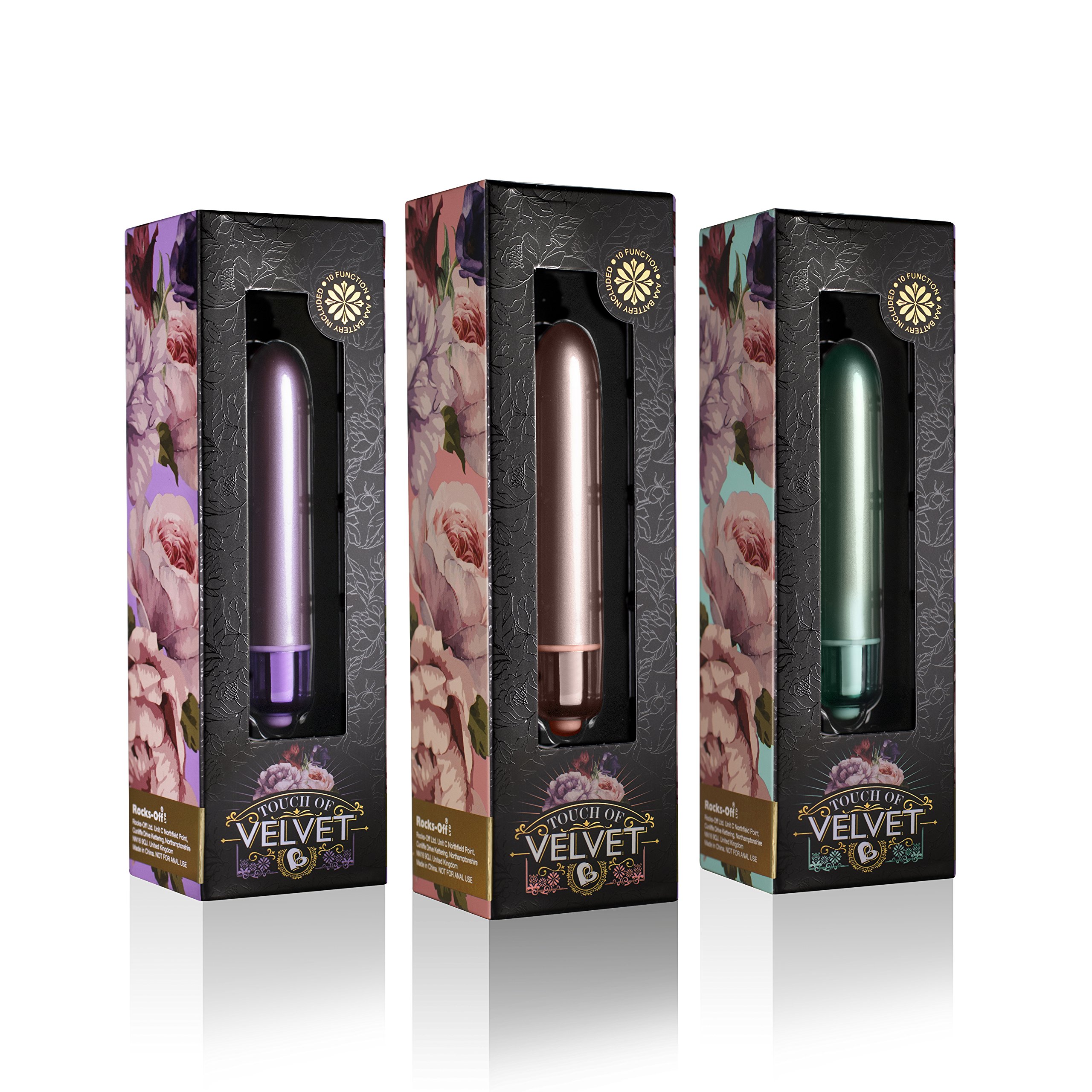 RO-90mm Bullet Vibe - Soft Velvet Touch Rose Blush Personal Massager for Relaxation & Intimate Moments - Perfect for Couples & Solo Use