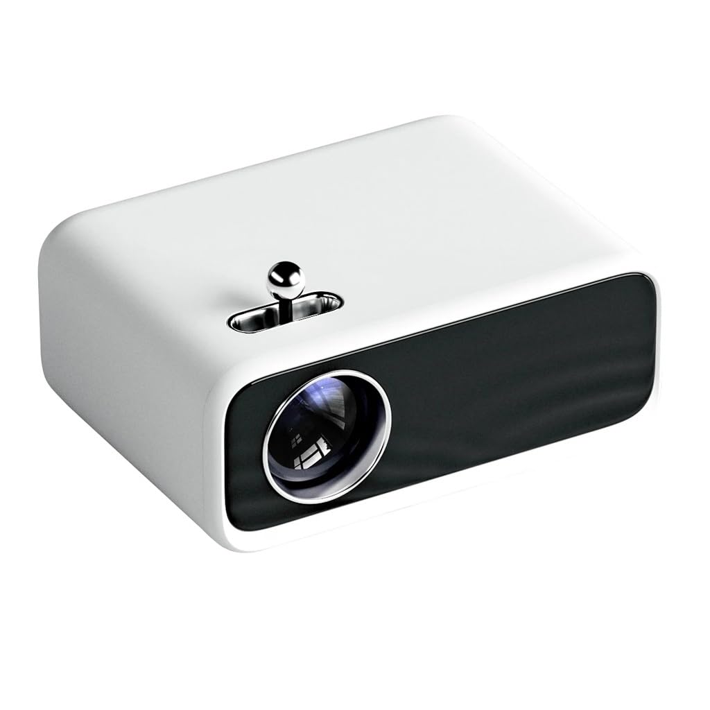 QUYNAGER Mini Portable 720P Smart LED Projector - 250 ANSI Lumens, Home Theater Video Beam for Movies & Gaming | Ideal for Indoor Entertainment, Backyard Movie Nights, and Office Presentations
