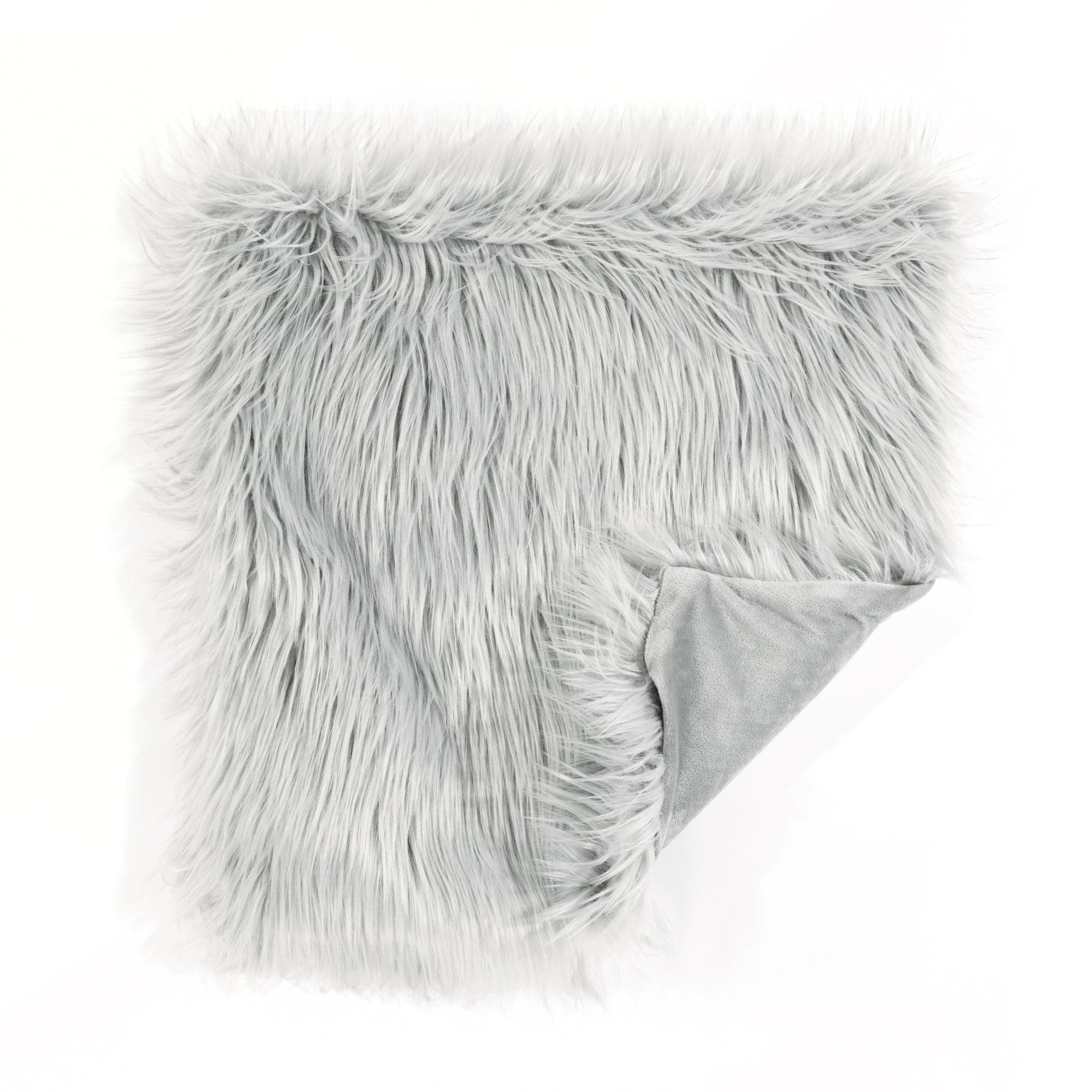 Soft Mongolian Luca Faux Fur Pillow Cover - Luxury Decorative Throw Pillow Case for Sofa, Bed, Couch - Cozy Home Decor for Living Room & Bedroom
