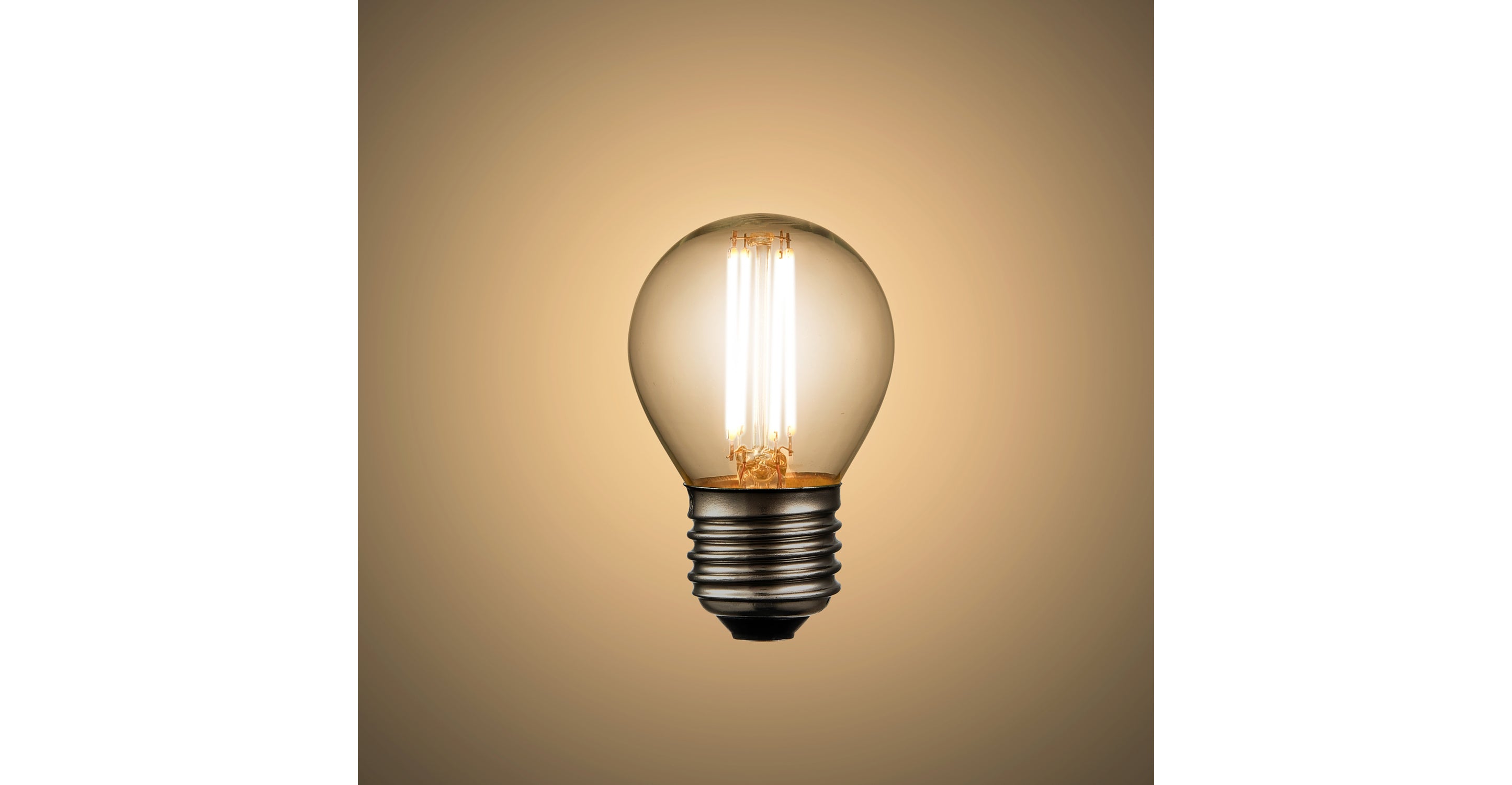 Klur G45 Vintage LED Edison Bulb - Dimmable Warm White 2700K, E26 Base, 6W (60W Equivalent) - Perfect for Pendant Lights, Chandeliers, and Industrial Style Lamps