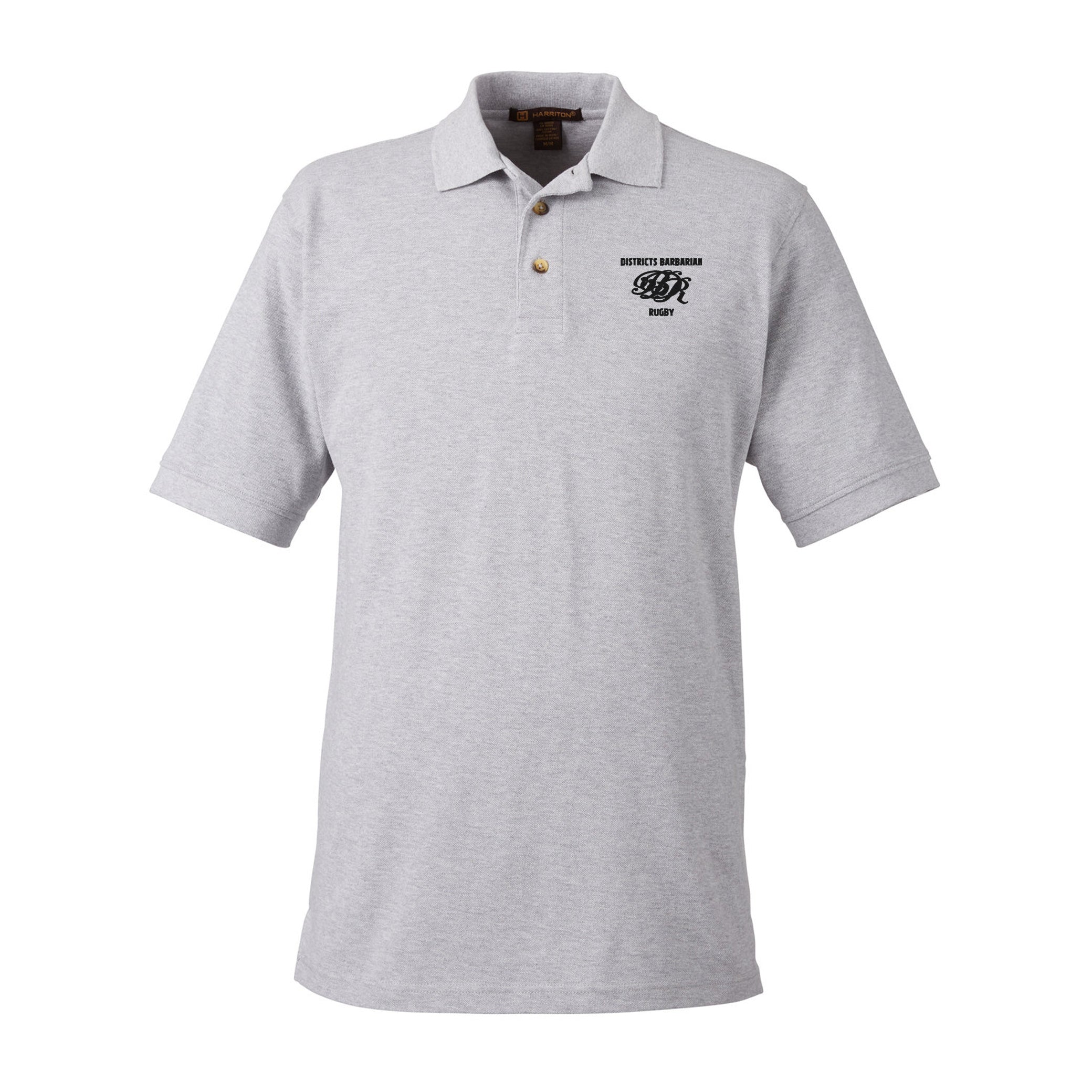 Districts Barbarian RFC Cotton Polo Shirt for Men - Comfortable & Breathable Casual Wear for Golf, Tennis, and Outdoor Activities