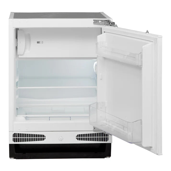 HUSKY 115L Integrated Bar Fridge Freezer - Compact Beverage Cooler for Home, Office, or Man Cave - Perfect for Beer, Wine & Snacks Storage (Model HUS115IN)