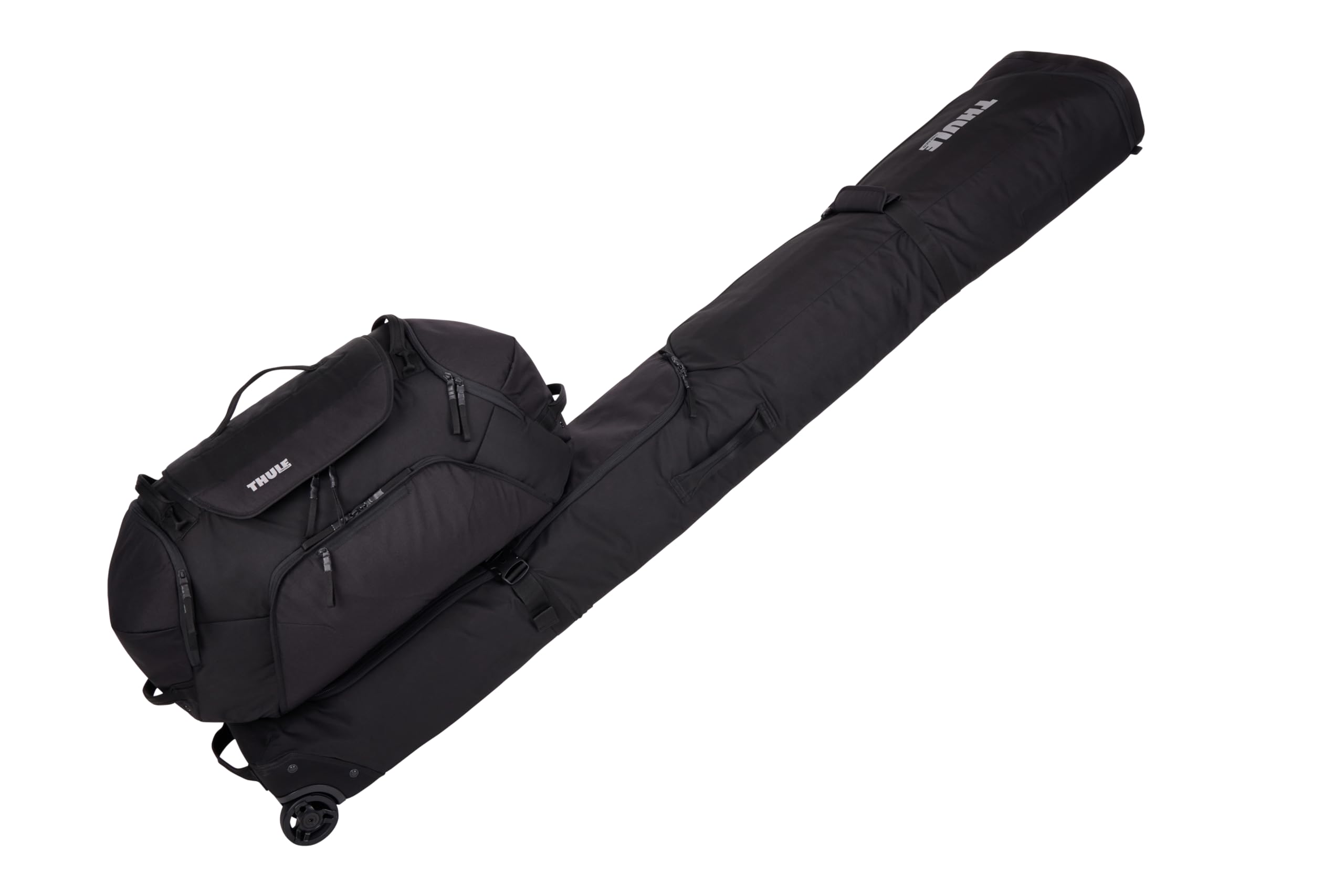 Thule Waterproof Duffel Bag with Adjustable Shoulder Strap - Large Travel Gym Sports Bag for Men & Women - Perfect for Camping, Hiking, Workout & Air Travel (Black)