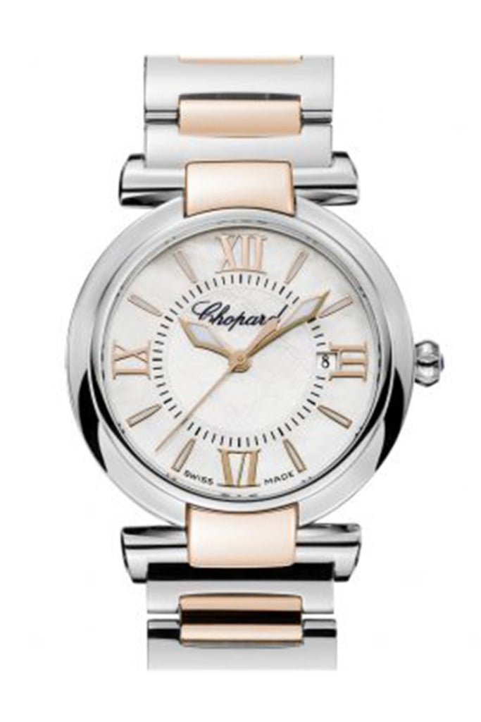 Chopard Imperiale 388541-6002 Women's Watch - Stainless Steel & Rose Gold, White Dial - Luxury Dress Watch for Formal Events & Special Occasions