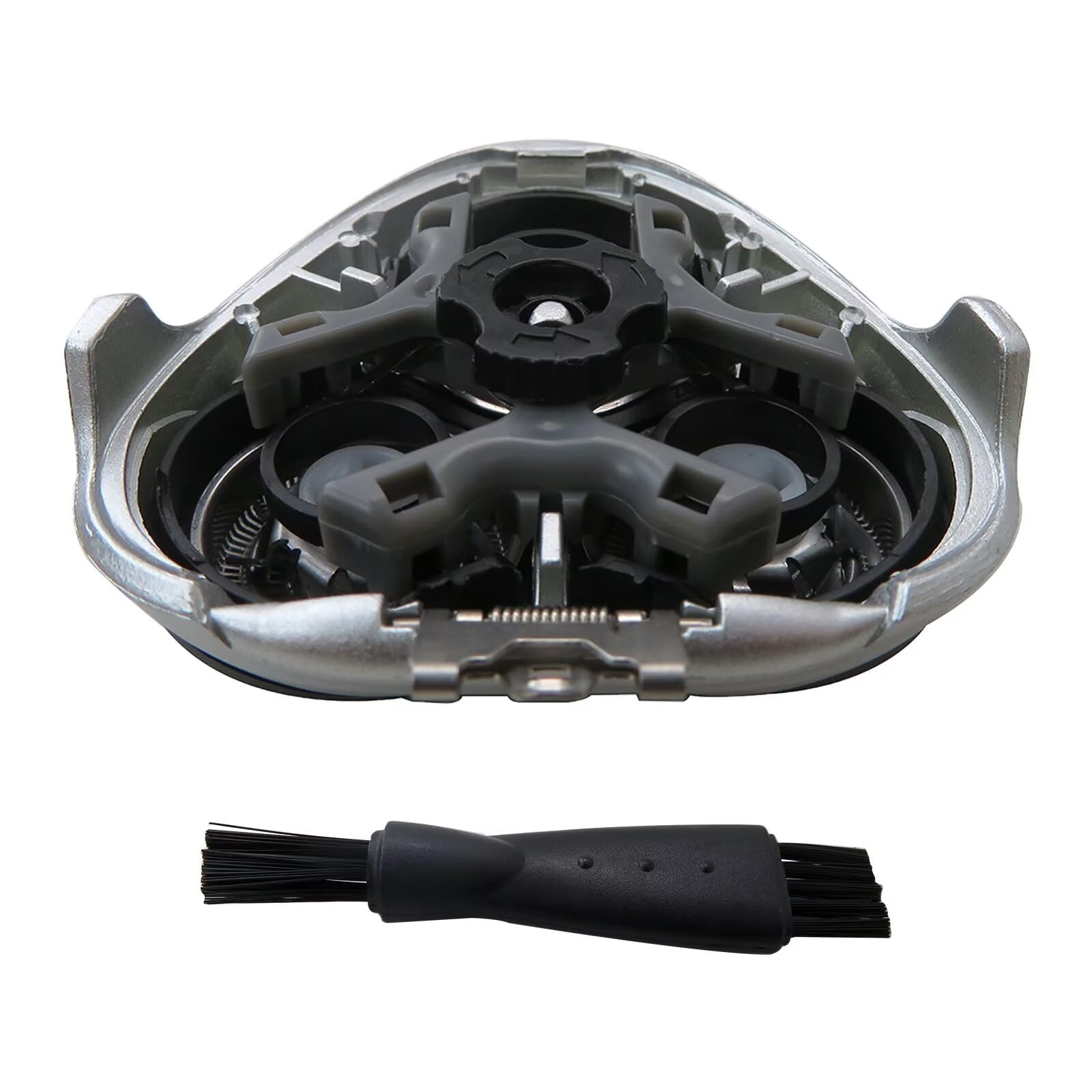 Upgraded Replacement Complete Heads Assembly for Waterproof Electric Razors SW-S7105 SWSBK7105 - Wet & Dry Shavers with Cleaning Brush - Perfect for Travel, Gym & Daily Shaving