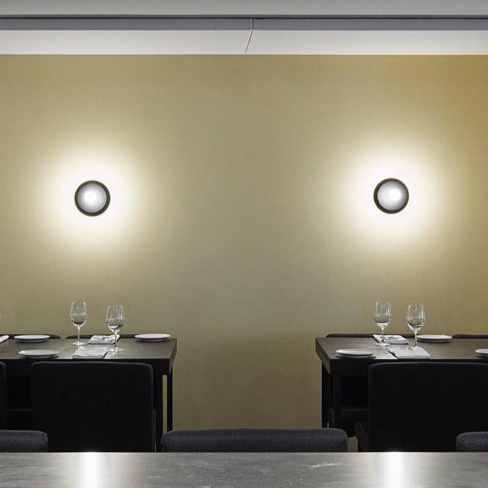 Modern Dimmable LED Dot Wall Lamp - Minimalist Round Wall Light for Bedroom, Living Room, and Hallway - Perfect for Ambient Lighting and Home Decor