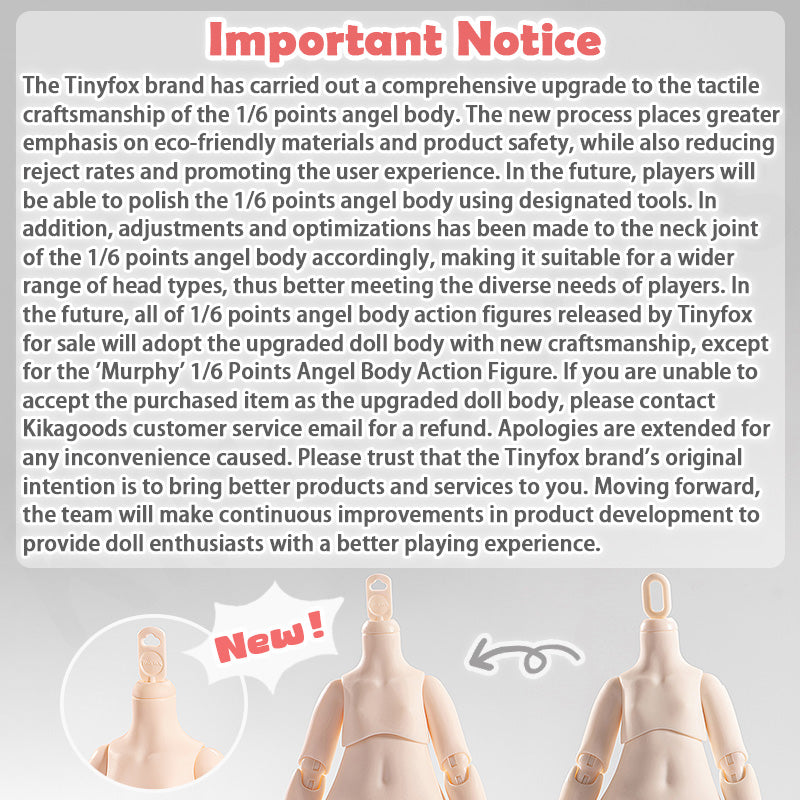 TinyFox 'Petite Strawberry Meira' 1/6 Scale Angel Body Action Figure - Anime Collectible Model for Display & Photography - Ships Nov/Dec 2025