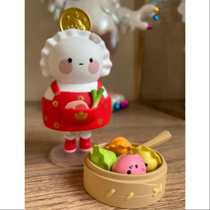 BOBO&COCO Pop Mart The Year of Tiger Series - Family Reunion Collectible Figures | Cute Tiger-Themed Home Decor & Gift for Chinese New Year, Birthday, Christmas | Perfect for Display, Collection, and Party Decoration