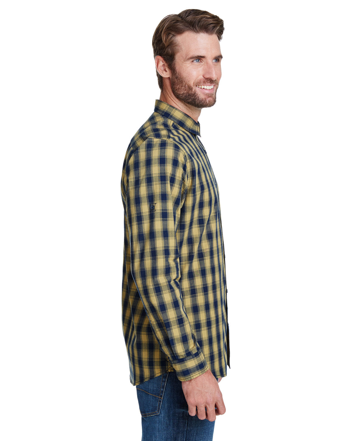 Reprime RP250 Men's Mulligan Check Long Sleeve Cotton Shirt - Artisan Collection | Casual & Formal Wear for Work, Outdoors & Special Occasions