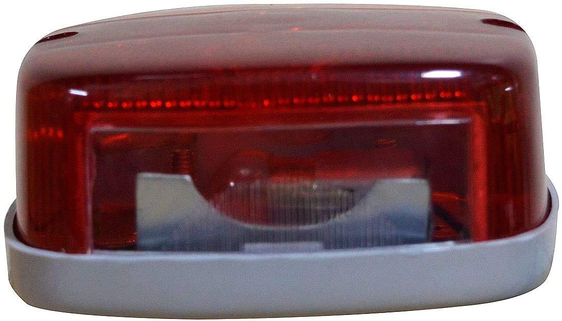 2x Rear Tail Lights Assembly Set with 12V Bulbs & License Plate - Compatible with Magirus, Iveco, Santana, Land Rover Series III - Perfect for Off-Road Adventures & Vehicle Restoration Projects