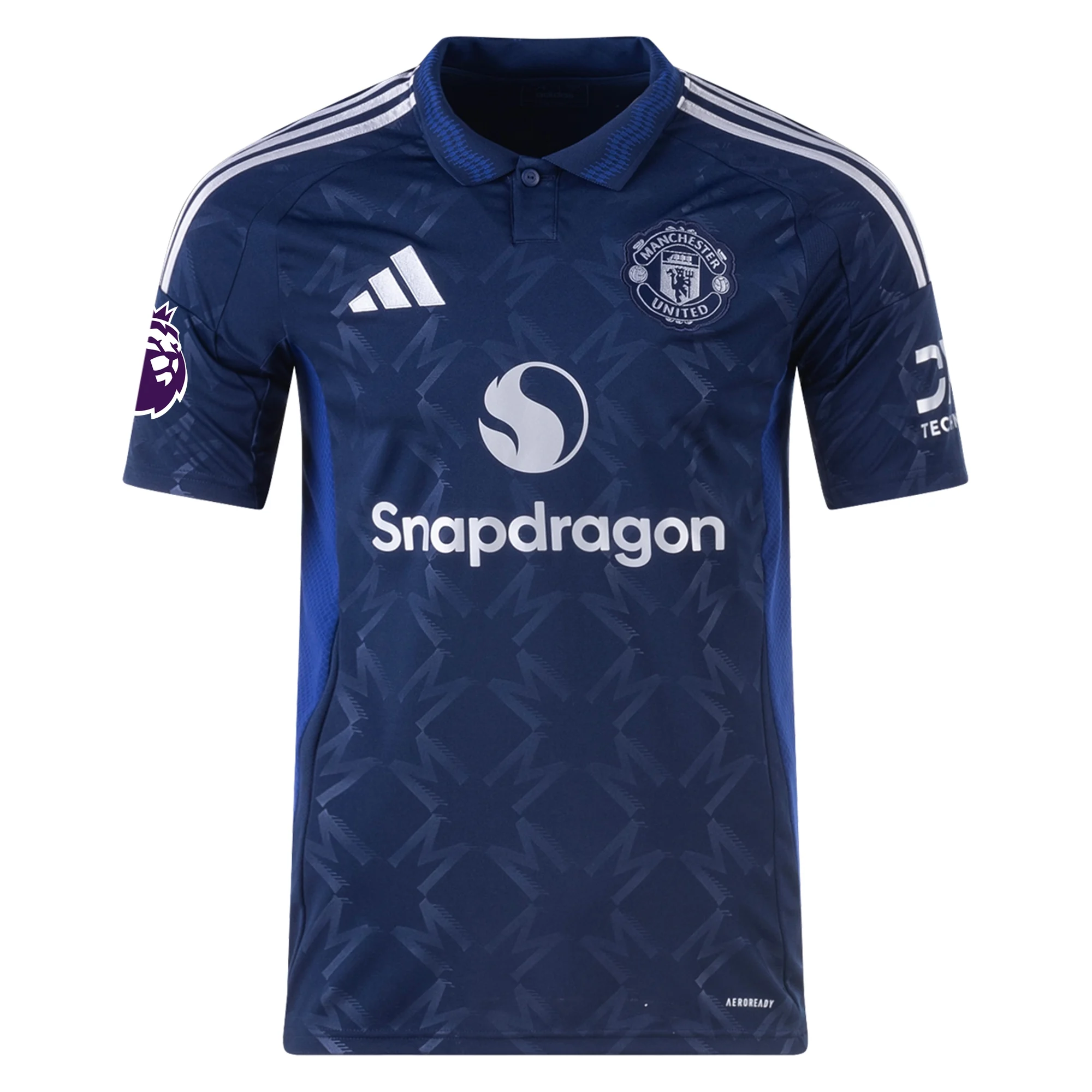 Adidas Manchester United Antony Away Jersey 2024/25 with EPL Patch - Night Indigo Color | Authentic Football Shirt for Fans & Players - Perfect for Matchdays, Training & Soccer Enthusiasts