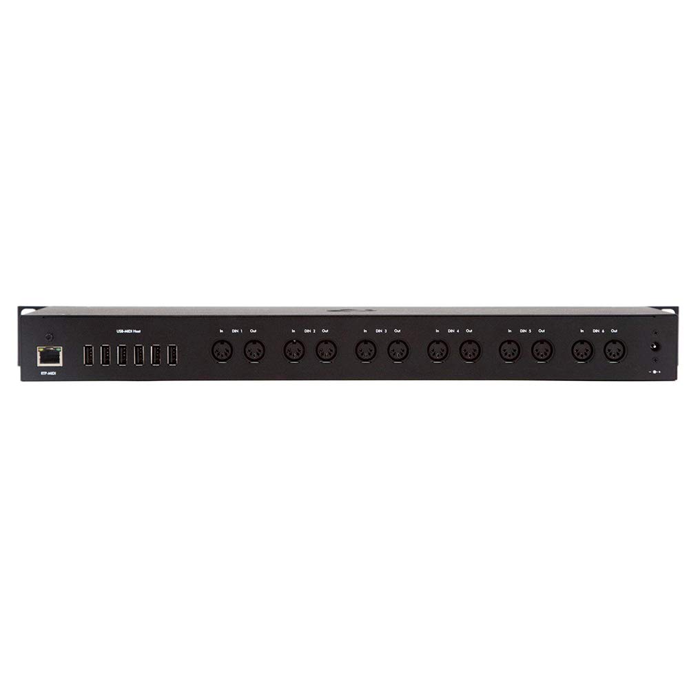 MioXL MIDI Interface with 4x MIDI Cable Male to Male 10ft Bundle - Perfect for Music Production, Live Performances & Studio Recording