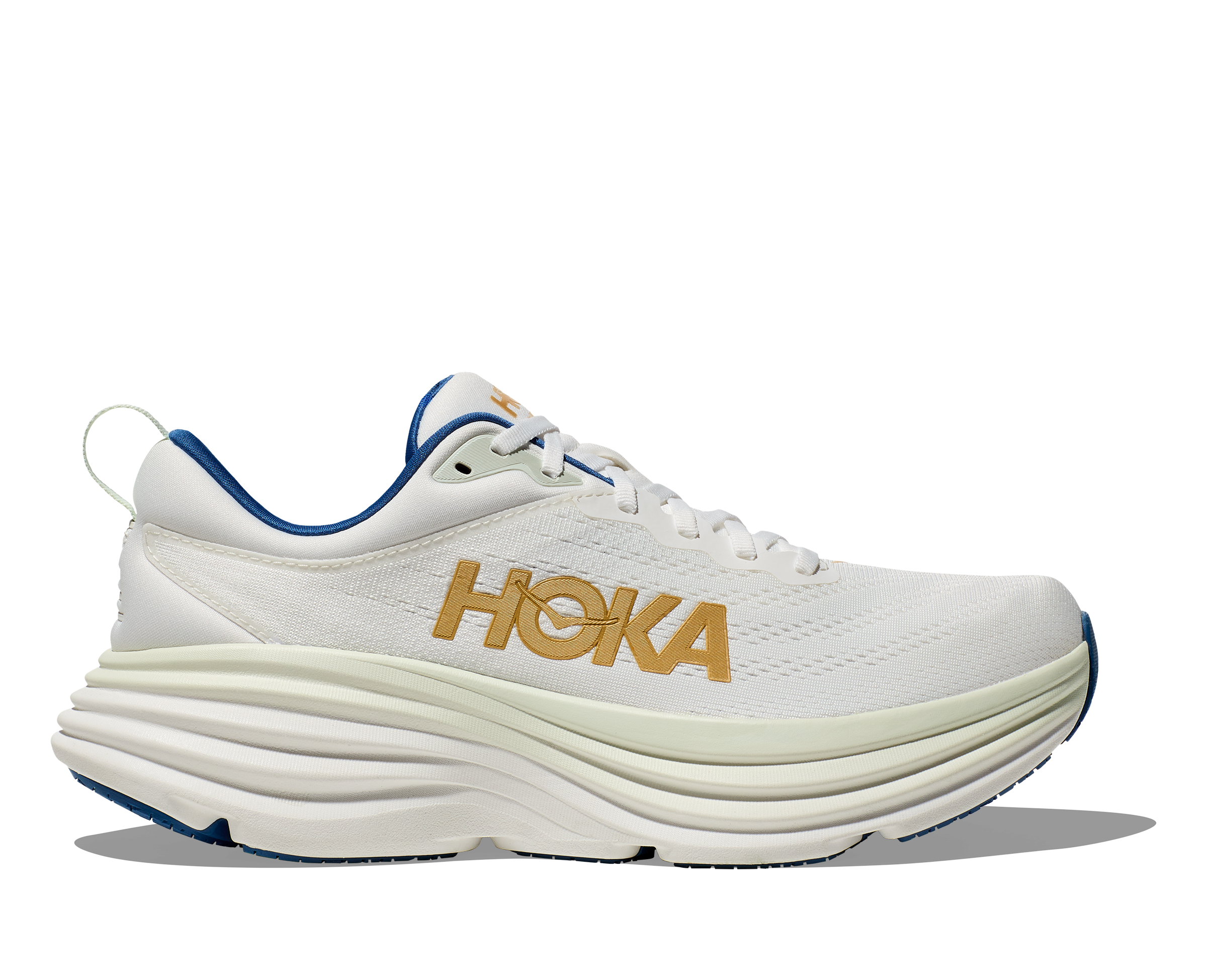 HOKA Bondi 8 Running Shoes for Men - Cushioned Road Running Sneakers with Maximum Comfort for Marathon, Jogging & Daily Wear