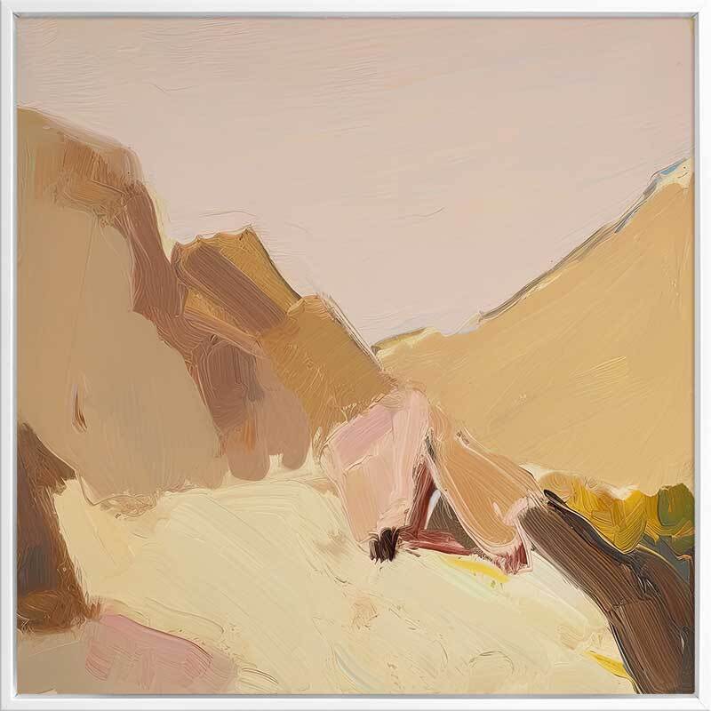 Blended Hills Canvas Art Print - Stunning Landscape Wall Decor for Living Room, Bedroom & Office | Premium Handmade Painting for Home & Office Decor