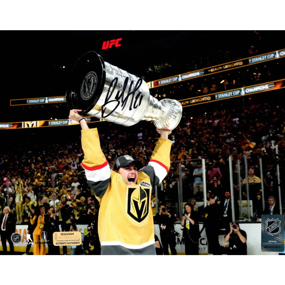 Brett Howden Autographed Vegas Golden Knights 8x10 Photo - Stanley Cup Champion Signed Memorabilia with COA by IGM - Perfect for Hockey Fans, Sports Collectors, and Man Cave Decor