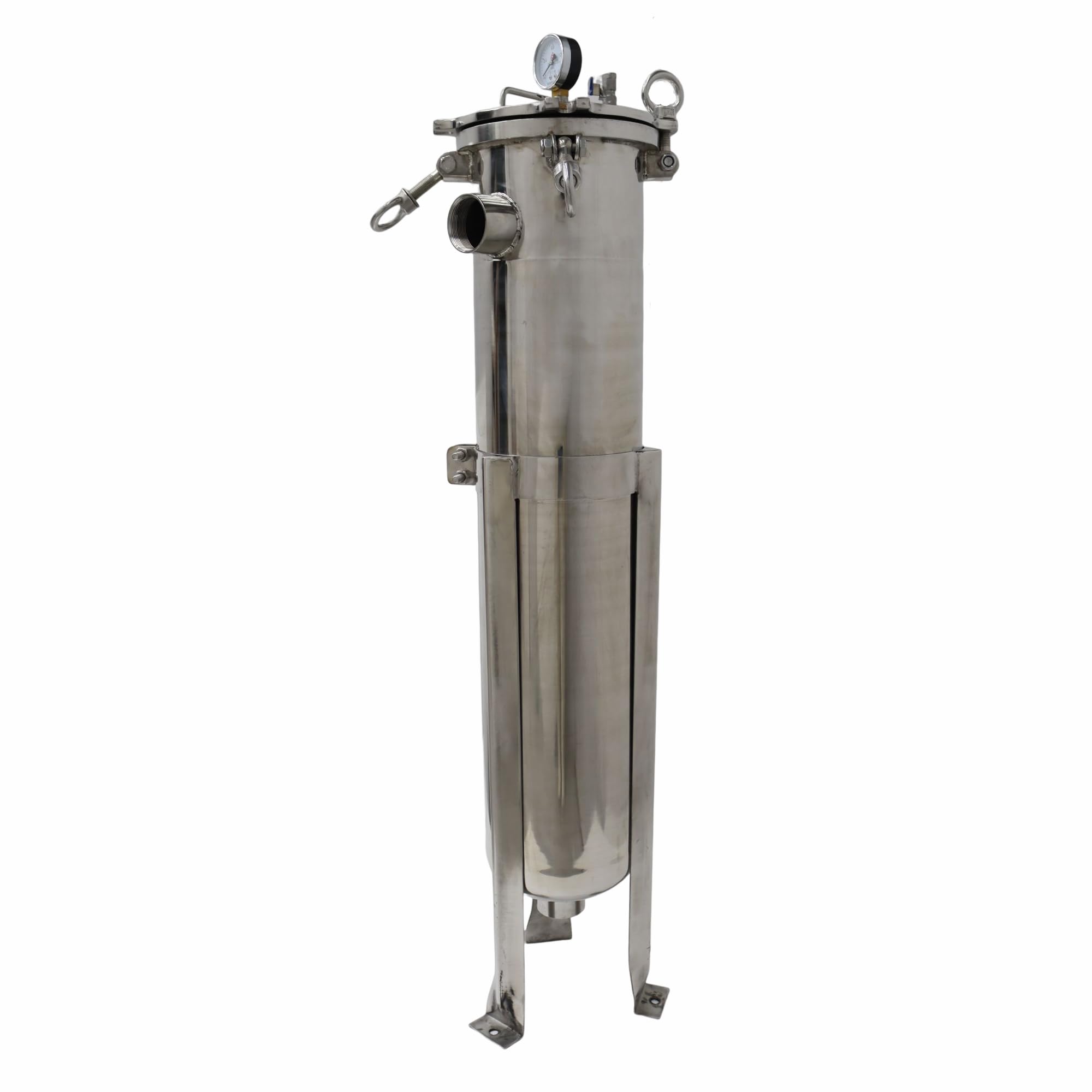 Industrial Water Filter System - 304 Stainless Steel Bag Filter with 5.4 Sq.Ft Area | 2