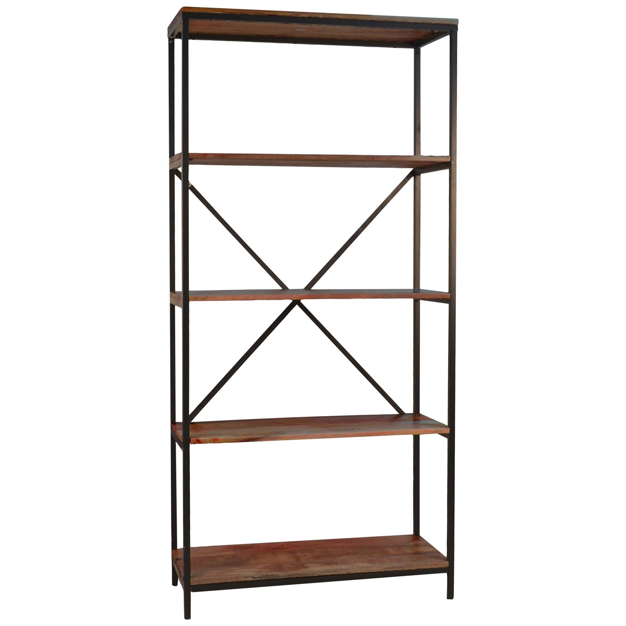 CAROLINA CHAIR Jackson Bookcase - Stylish Wooden Bookshelf for Home Office & Living Room - Perfect for Organizing Books, Decor & Storage