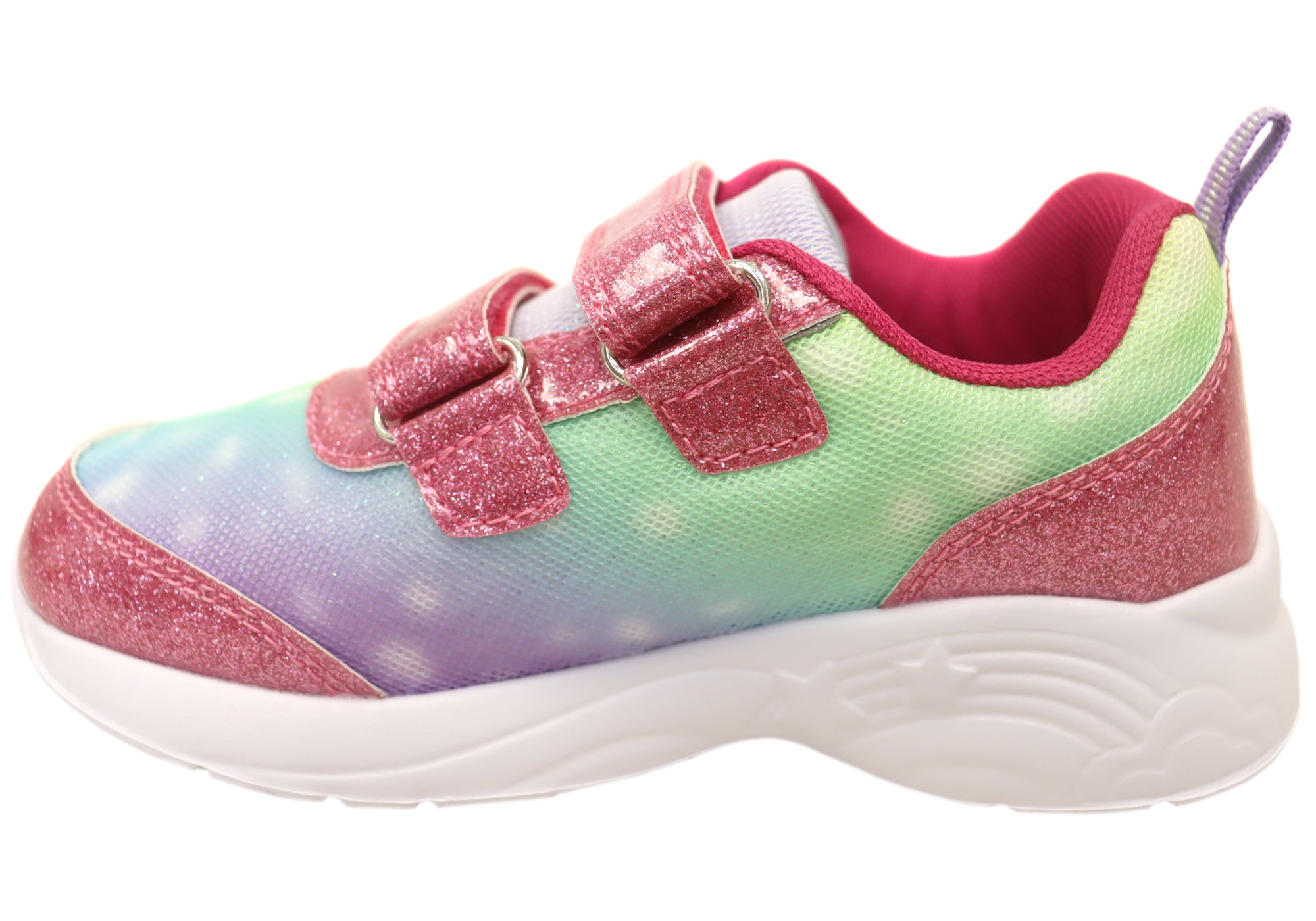 Koala Lights Jennie LED Light Up Shoes for Girls - Comfortable Kids Sneakers with Flashing Lights - Perfect for Running, Walking, and Nighttime Play