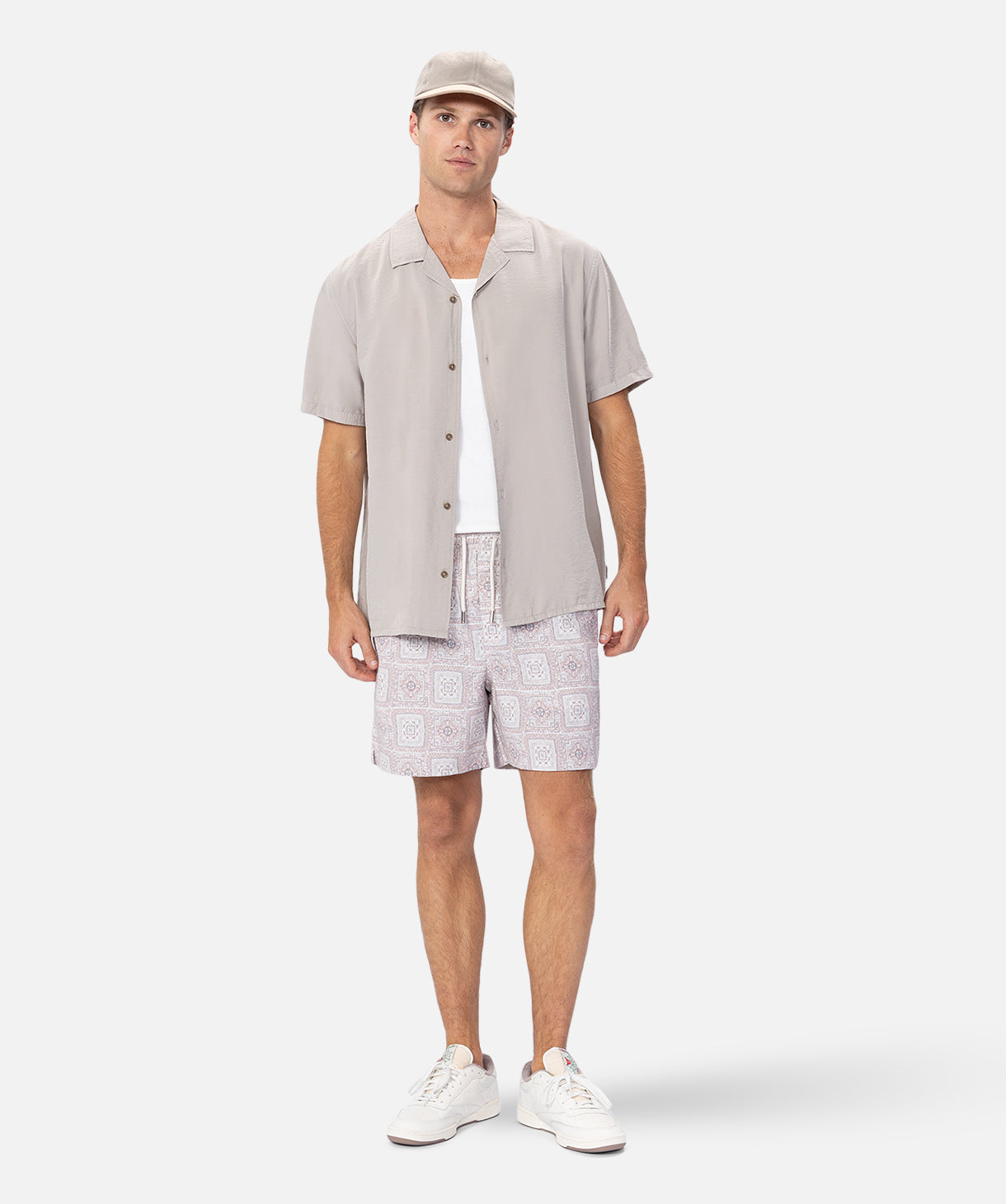Rhino The Santiago Short Sleeve Shirt for Men - Stylish Casual Wear for Summer Outings & Beach Vacations