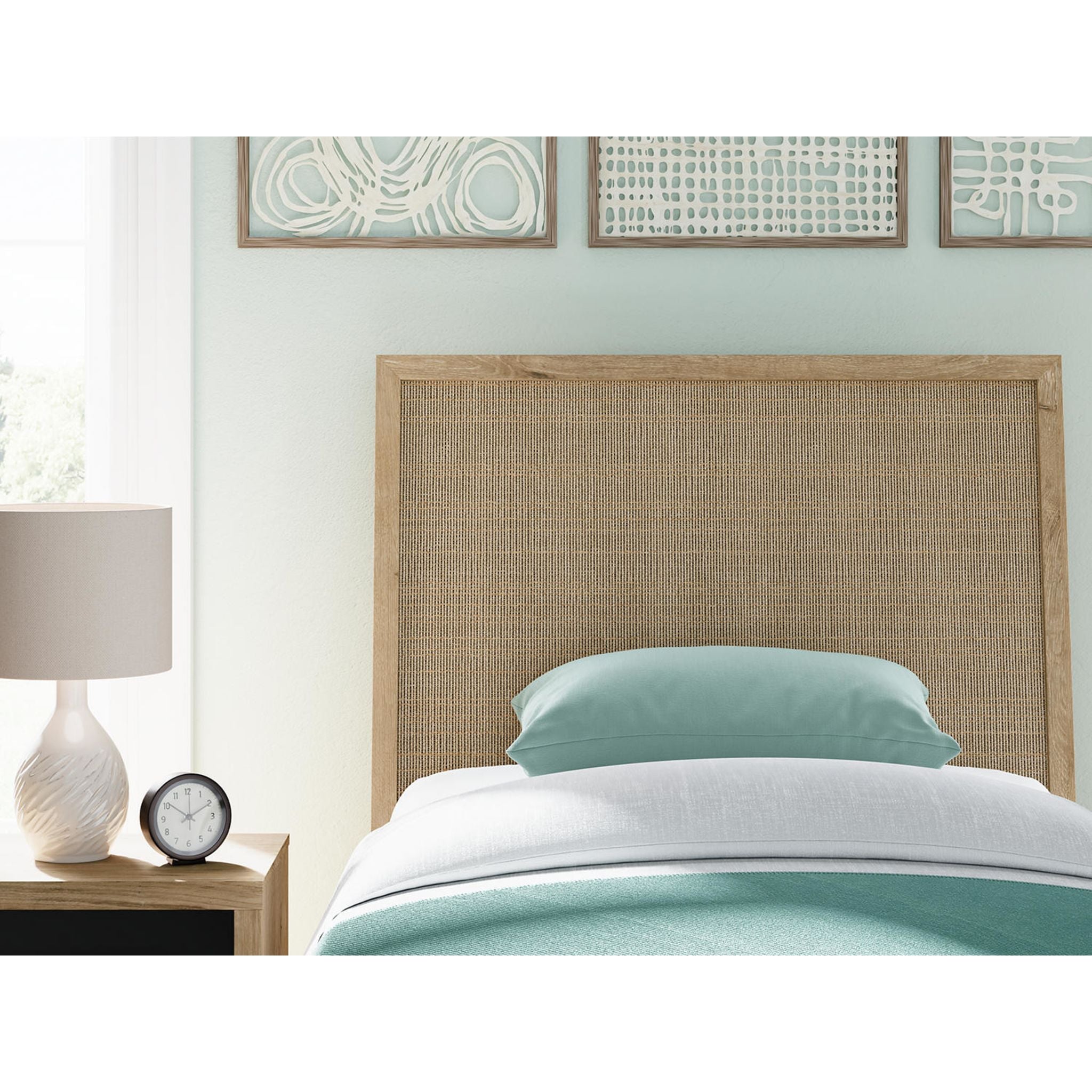Stylish Cielden Twin Panel Headboard - Upholstered Bed Frame Headboard for Bedroom Decor - Perfect for Kids' Rooms, Guest Rooms & Dormitories
