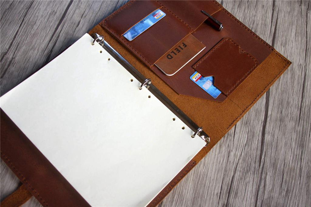 Premium Custom Saddle Leather Organizer Wallet for Men - RFID Blocking Bifold Wallet with Multiple Card Slots & Cash Pocket - Perfect for Travel, Business, and Everyday Use