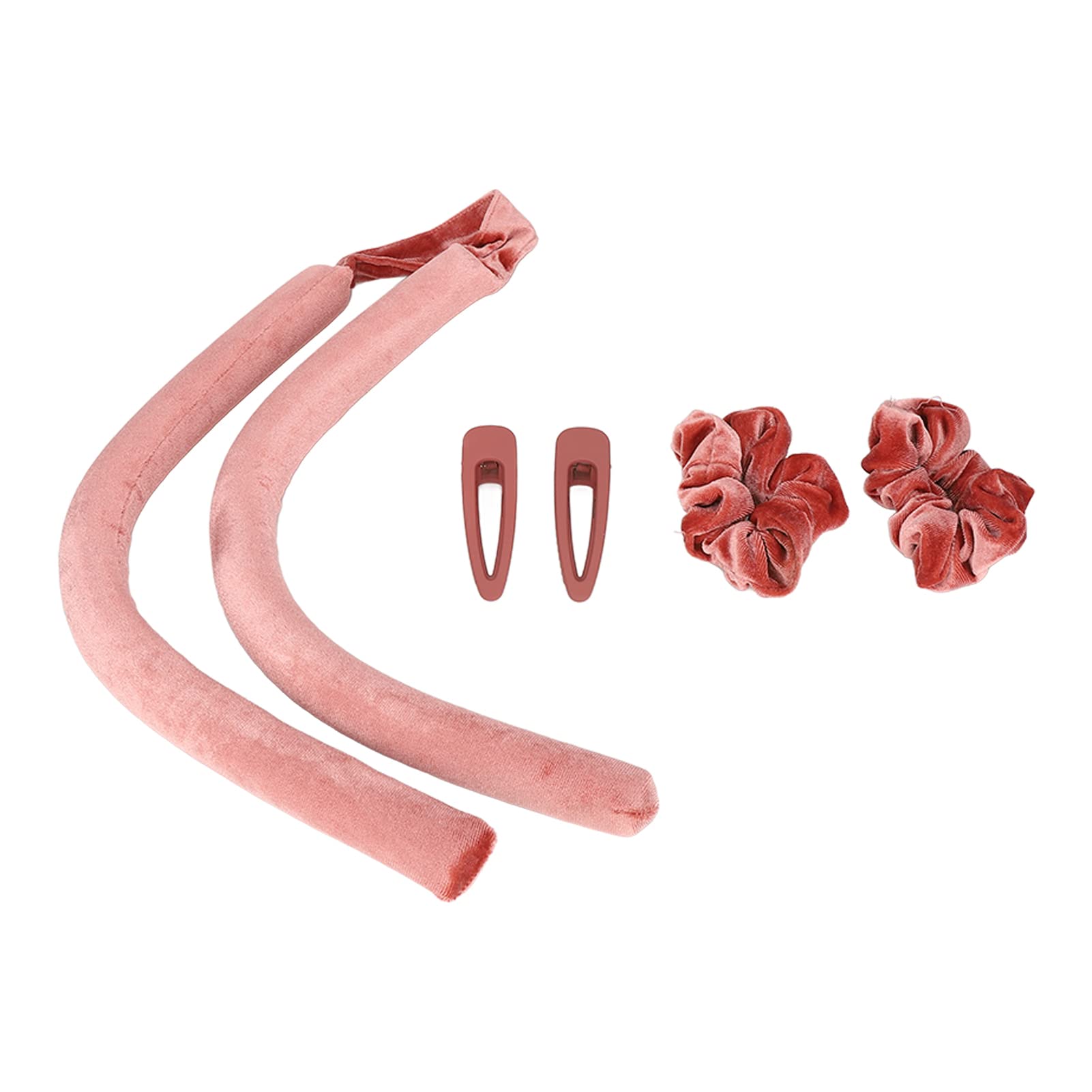 Heatless Hair Curler Set - Soft Touch No Heat Hair Rollers & Headband for Overnight Curls | Gentle Sleeping Hair Styling Tool with Hair Pins | Perfect for Long Hair, Bedtime Styling & Damage-Free Waves