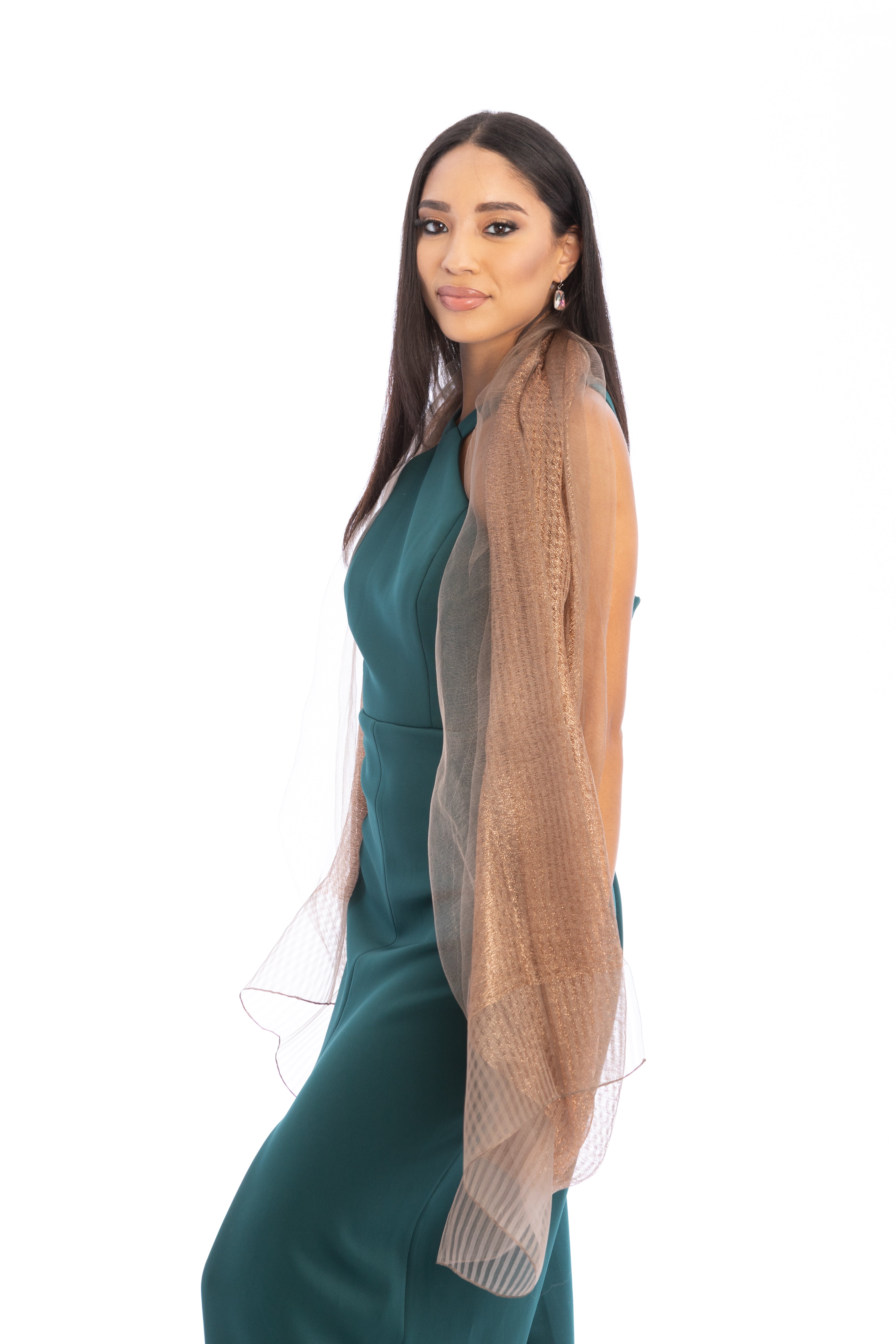 Silk Sparkle Wrap Scarf for Women - Elegant Glitter Shawl for Evening Parties, Weddings & Special Occasions