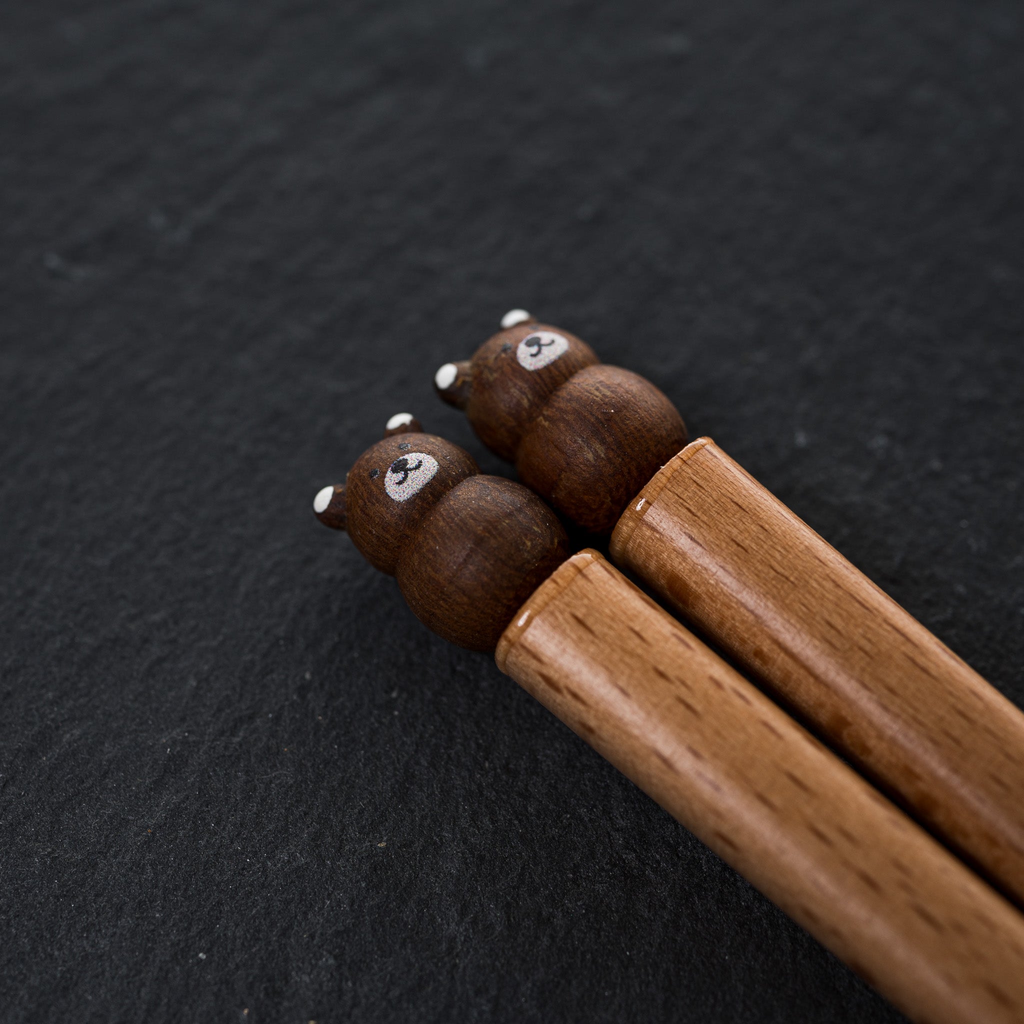 Handmade Animal Design Single Pair Chopsticks - 19.5cm (7.7in) - 4 Cute Animal Styles - Perfect for Asian Cuisine, Sushi, Ramen & Home Dining