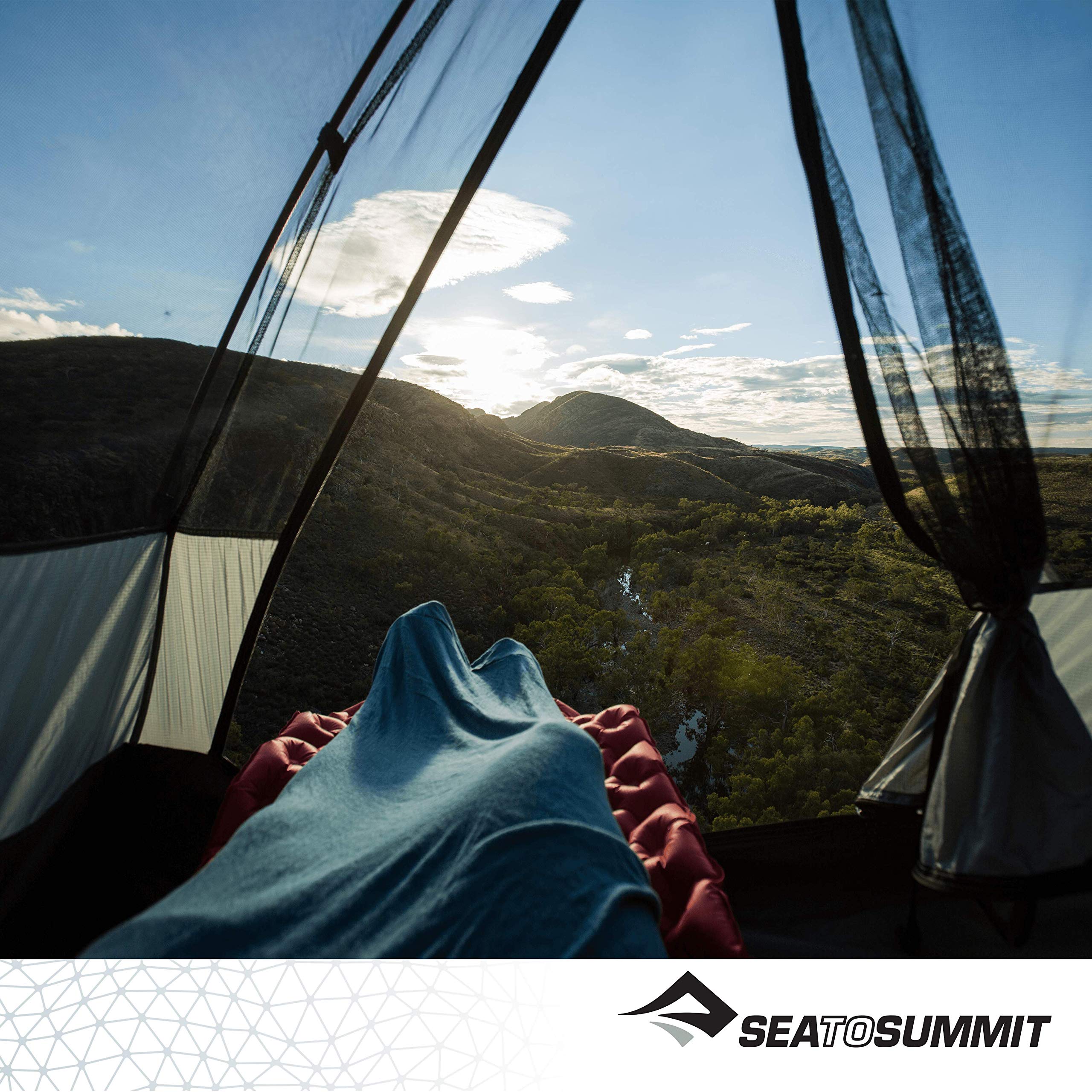 Sea to Summit Adaptor Coolmax Sleeping Bag Liner - Lightweight Travel Bedding for Camping, Hiking & Backpacking - Keeps You Cool & Comfortable in Warm Weather