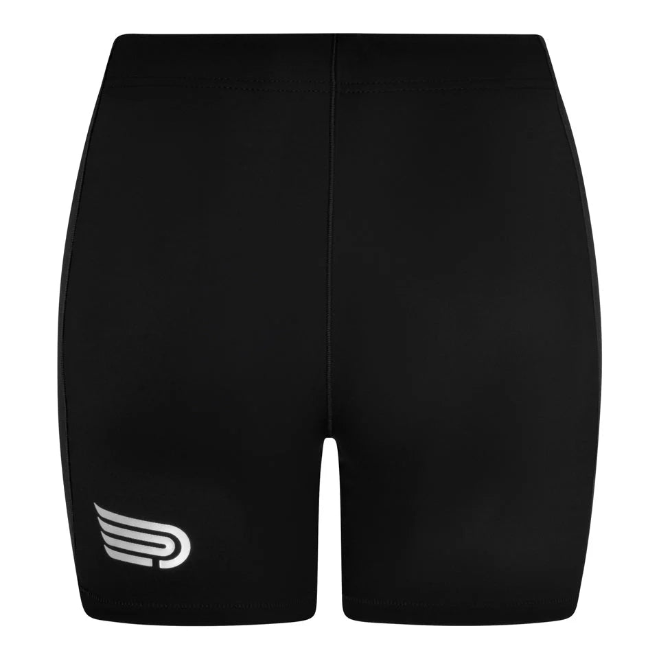 Pressio Women's EQ 3 Short Low Rise Workout Running Gym Yoga Athletic Shorts - Black | Comfortable Stretchy Activewear for Fitness & Lounge