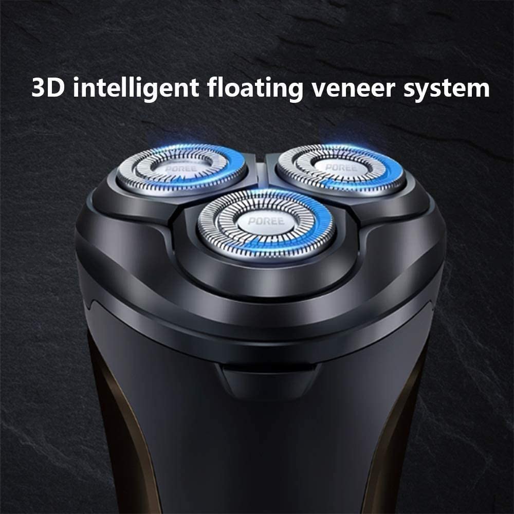 Men's Electric Shaver with USB Smart Charging & Waterproof Design - Wet/Dry Use for Travel, Gym & Daily Shaving - Perfect Gift for Father's Day & Birthdays