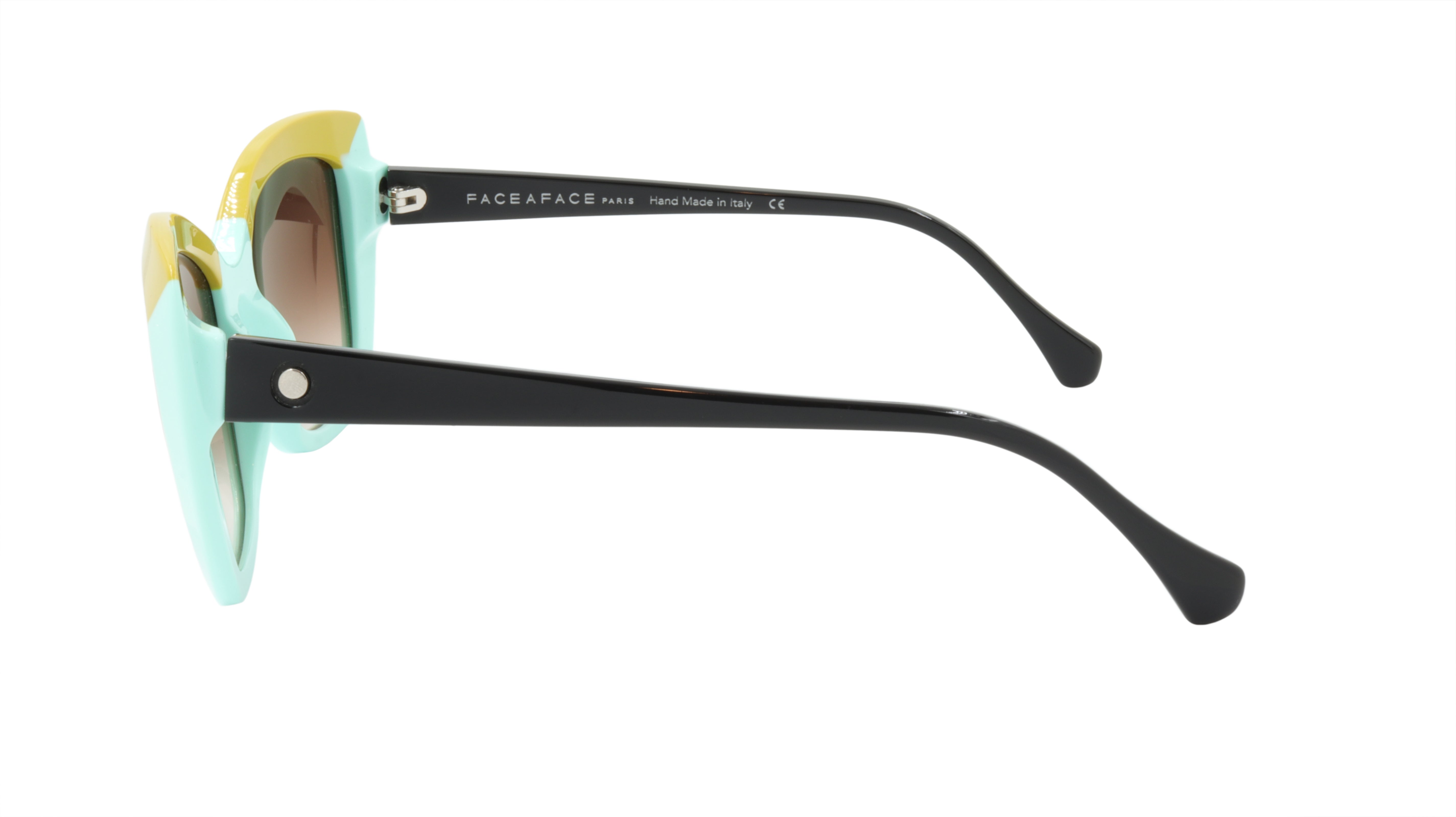 Face A Face SPICY 2 Sunglasses Frame - 2263 Acetate Camouflage Mint Green | Fashion Eyewear for Women & Men | Perfect for Outdoor Activities, Beach & Summer Style