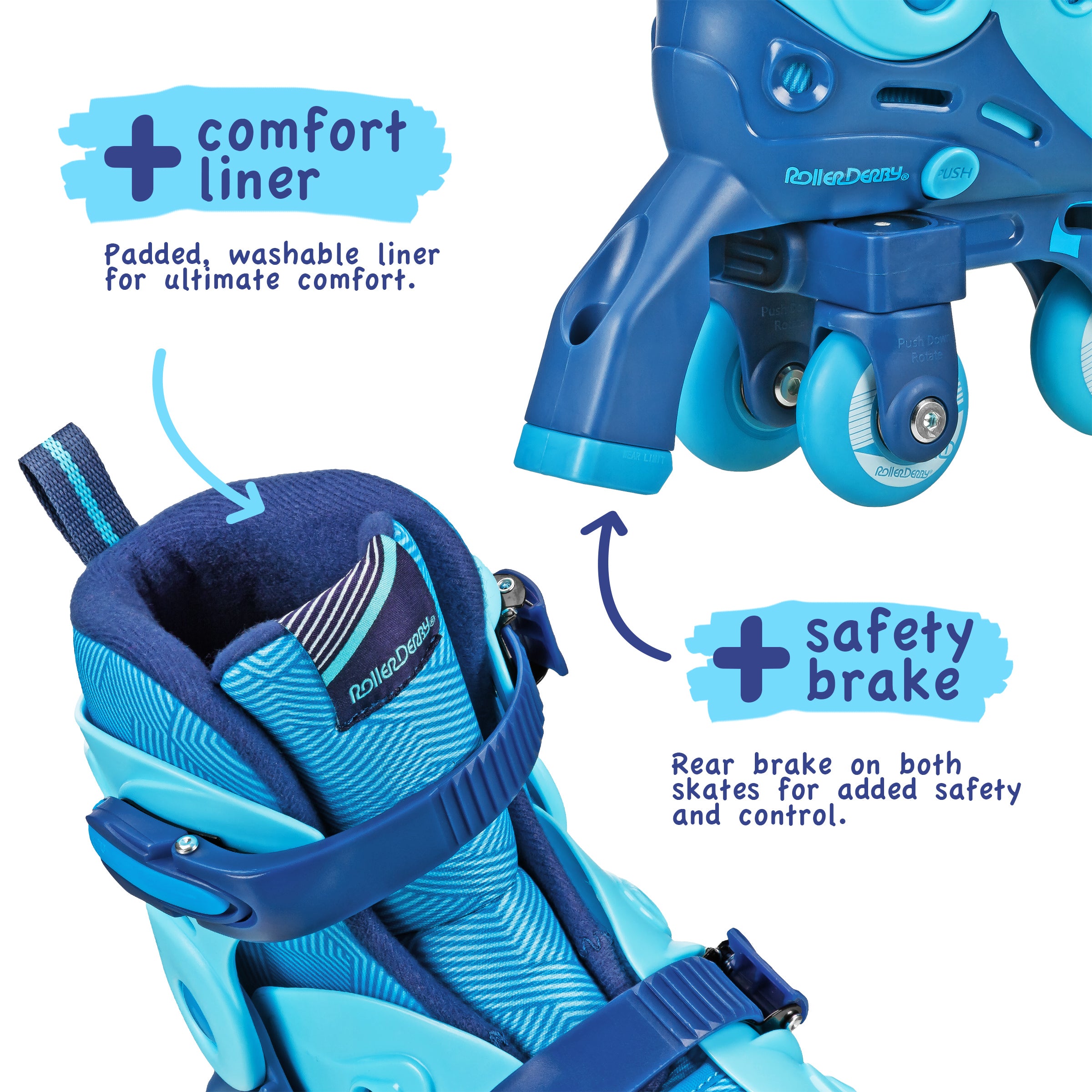 Adjustable Boys Roller Skates for Kids - Lightweight & Comfortable Inline Skates for Outdoor Play, Sports & Fun Activities