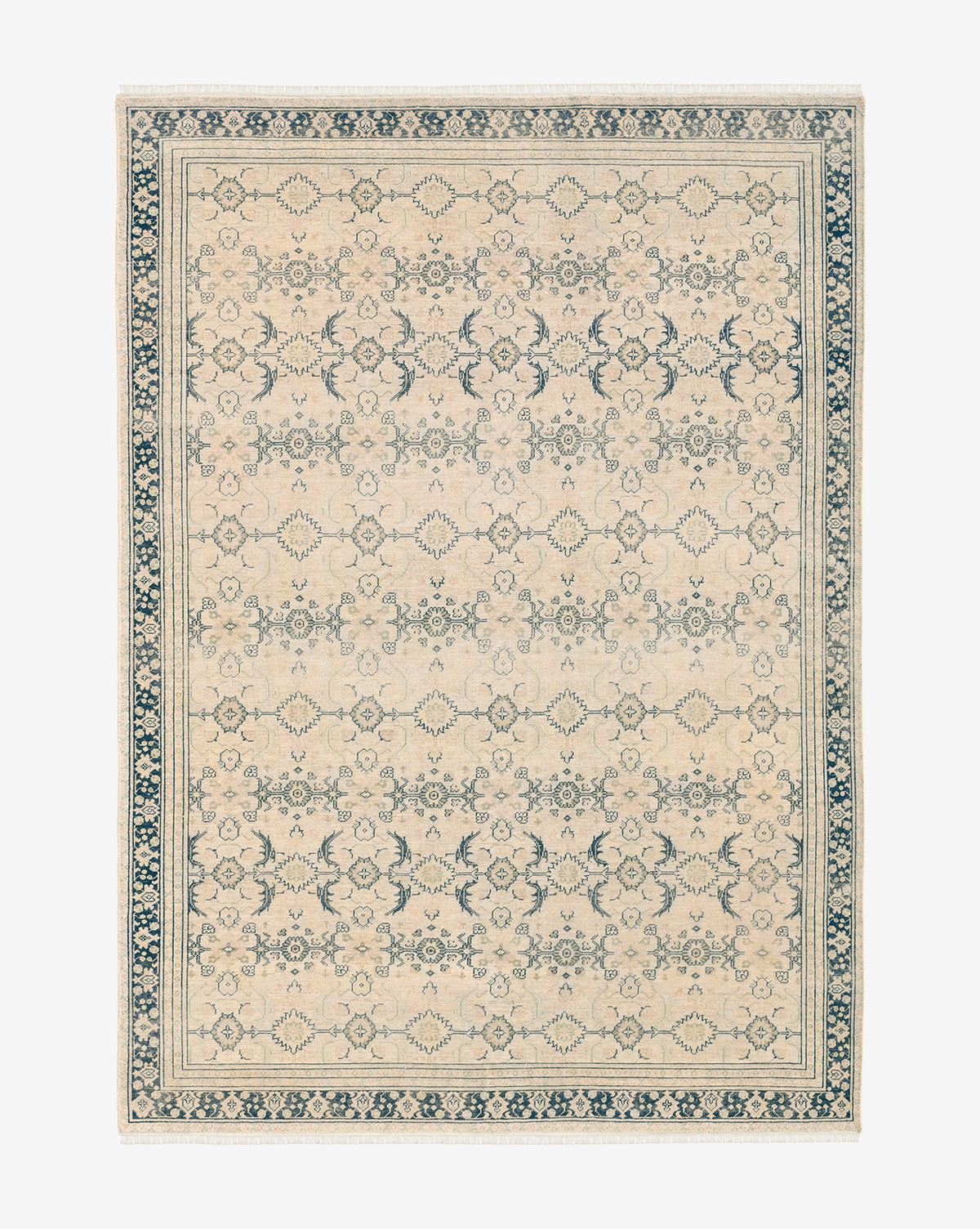 Vercelli Hand Knotted Wool Rug - Premium Handmade Area Rug for Living Room, Bedroom & Dining Room - Soft & Durable Home Decor