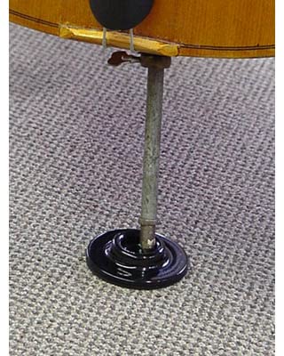 Premium Rubber Bass Rock Rest Stop - Secure Pin Holder for Upright & Double Bass | Non-Slip Instrument Support for Professional Musicians & Performances